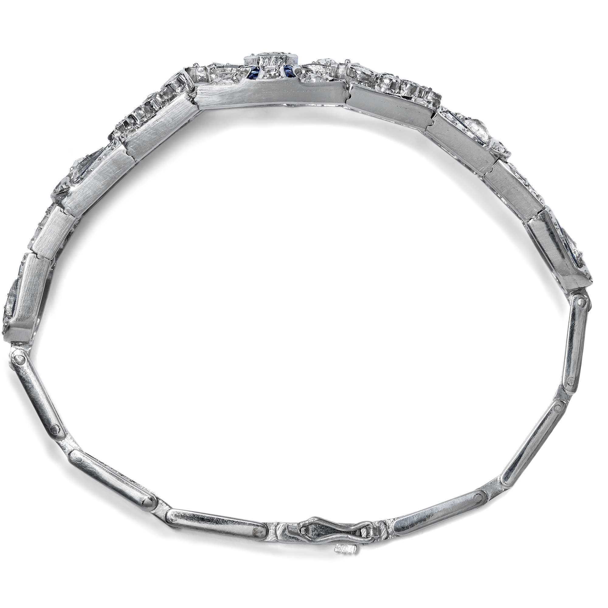592530-hofer-antikschmuck-Elegantes-Diamant-Armband-mit-Saphiren-um-1920-Ein-Diamantgarten_7