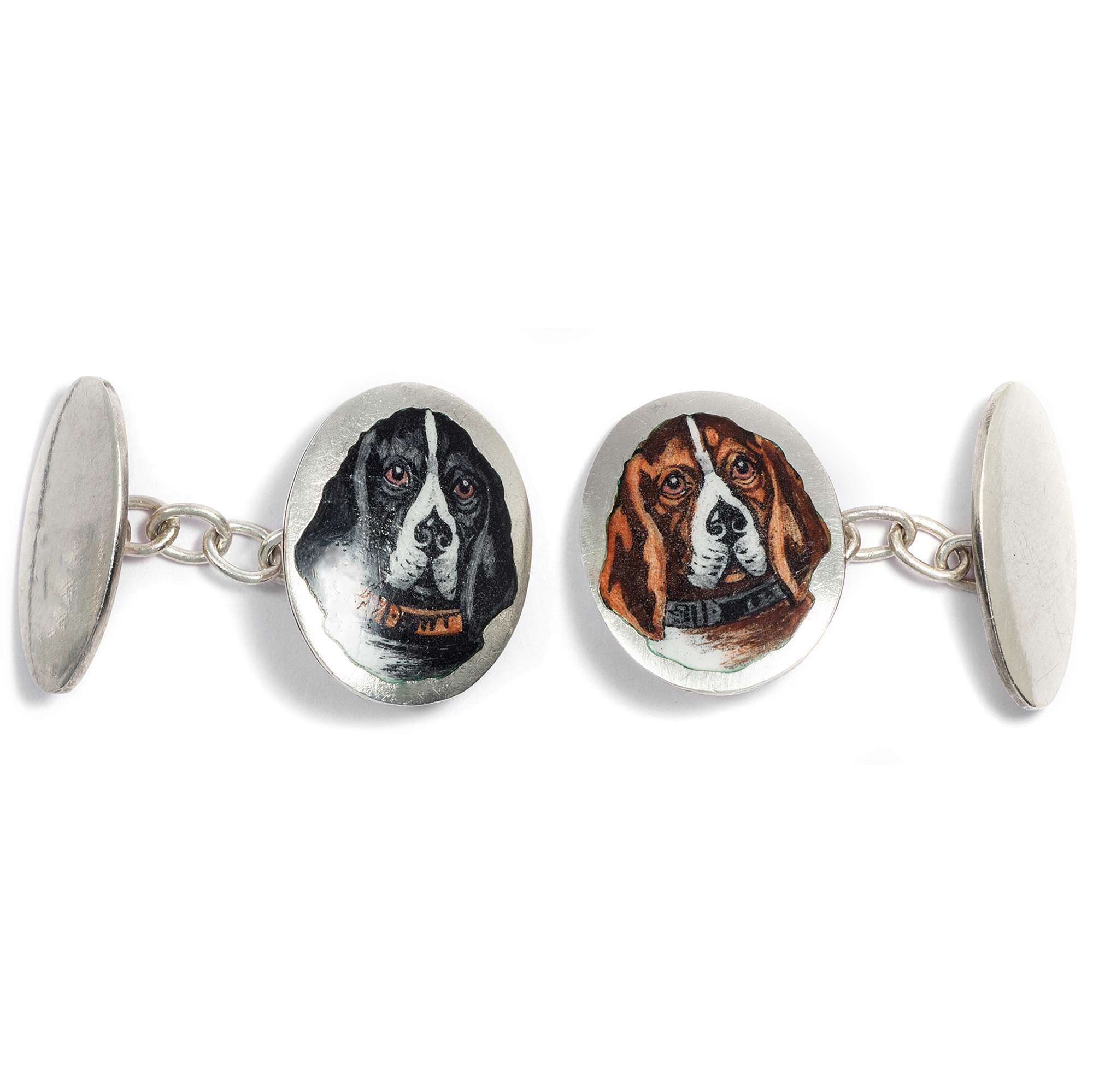 612217-hofer-antikschmuck-Viktorianische-Manschettenknoepfe-mit-Emailmalerei-um-1890-Wuff-Wuff-_2