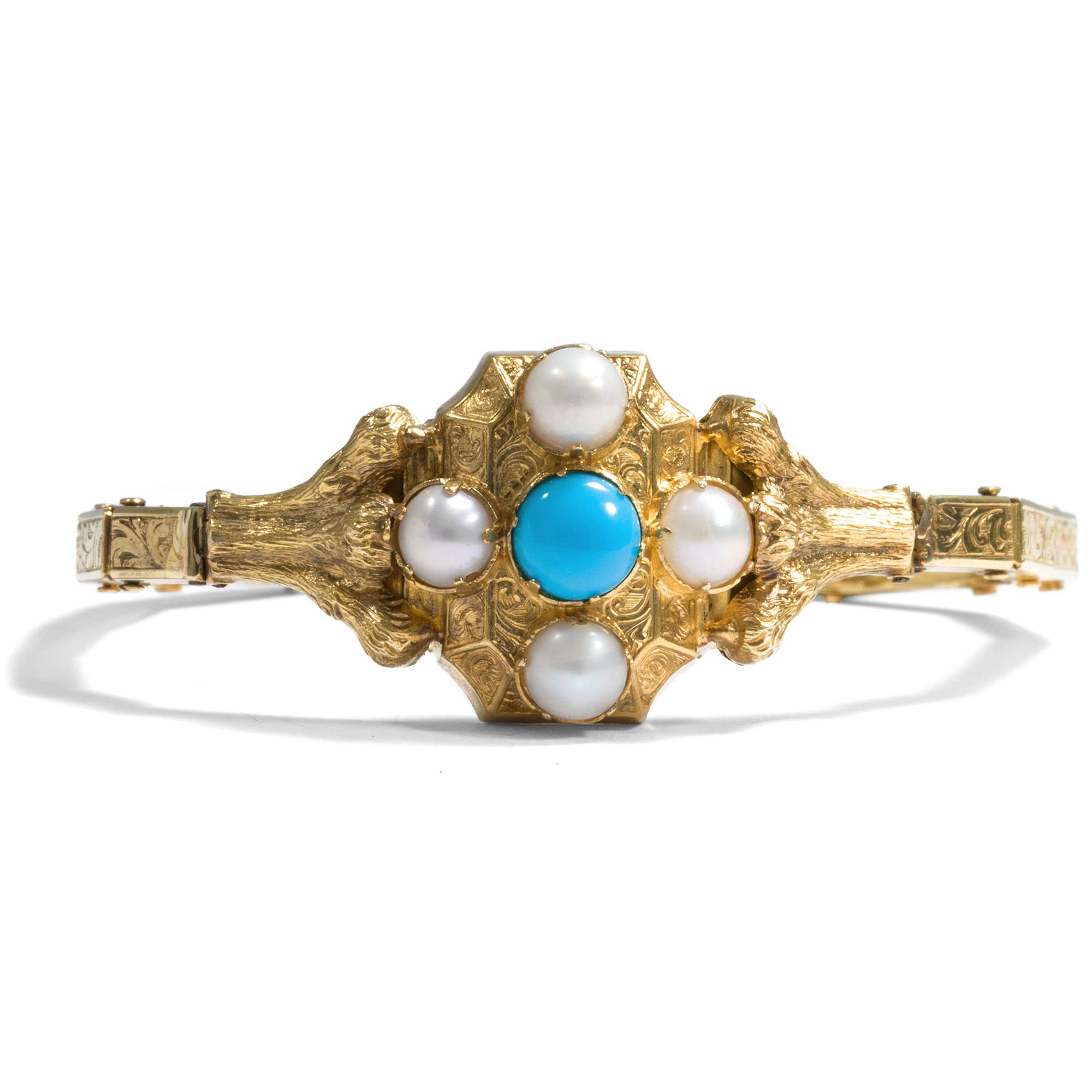 612442-hofer-antikschmuck-Viktorianisches-Armband-mit-Perlen-und-Tuerkis-in-Gold-um-1850-Bedeutungsvoll_1