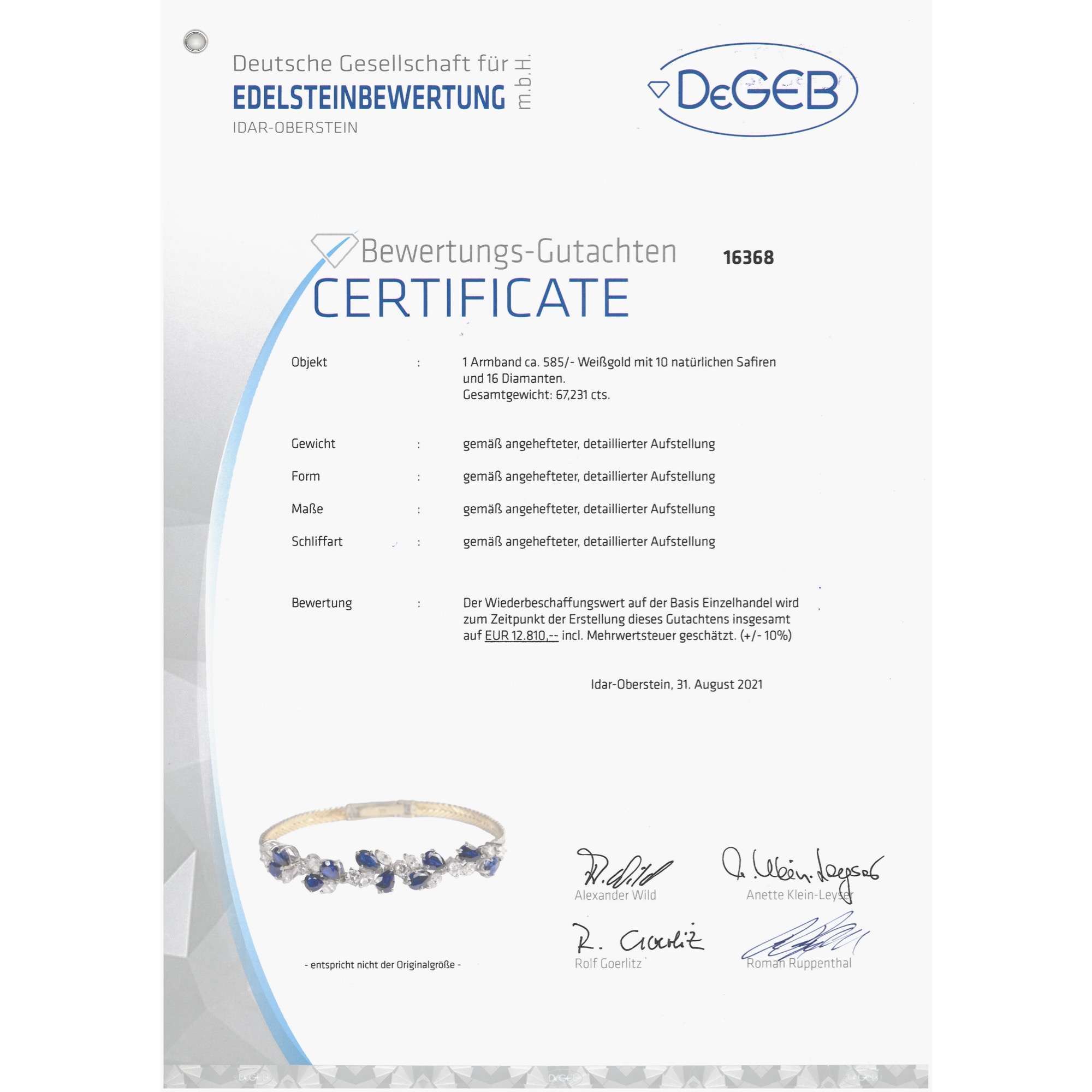 612448-hofer-antikschmuck-yFabelhafes-Clusterarmband-mit-Saphiren-und-Brillanten-in-Weissgold-um-1965-Glitzern-der-Sechziger-Jahre-fuer-den-Arm_7