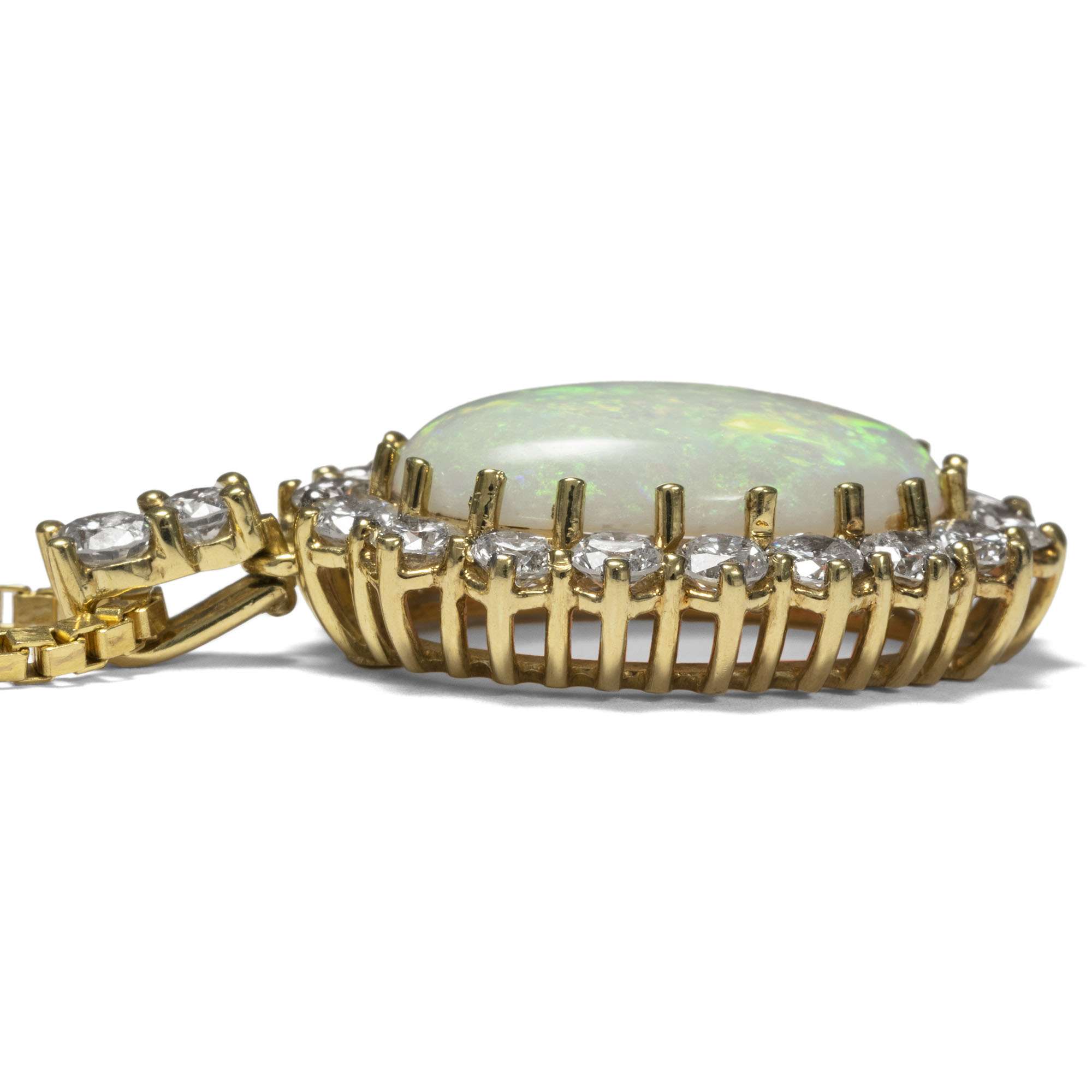 615712-hofer-antikschmuck-Wundervoller-vintage-Anhaenger-mit-Opal-und-Diamanten-in-Gold-um-1990-Rainbow-und-Starlight_4