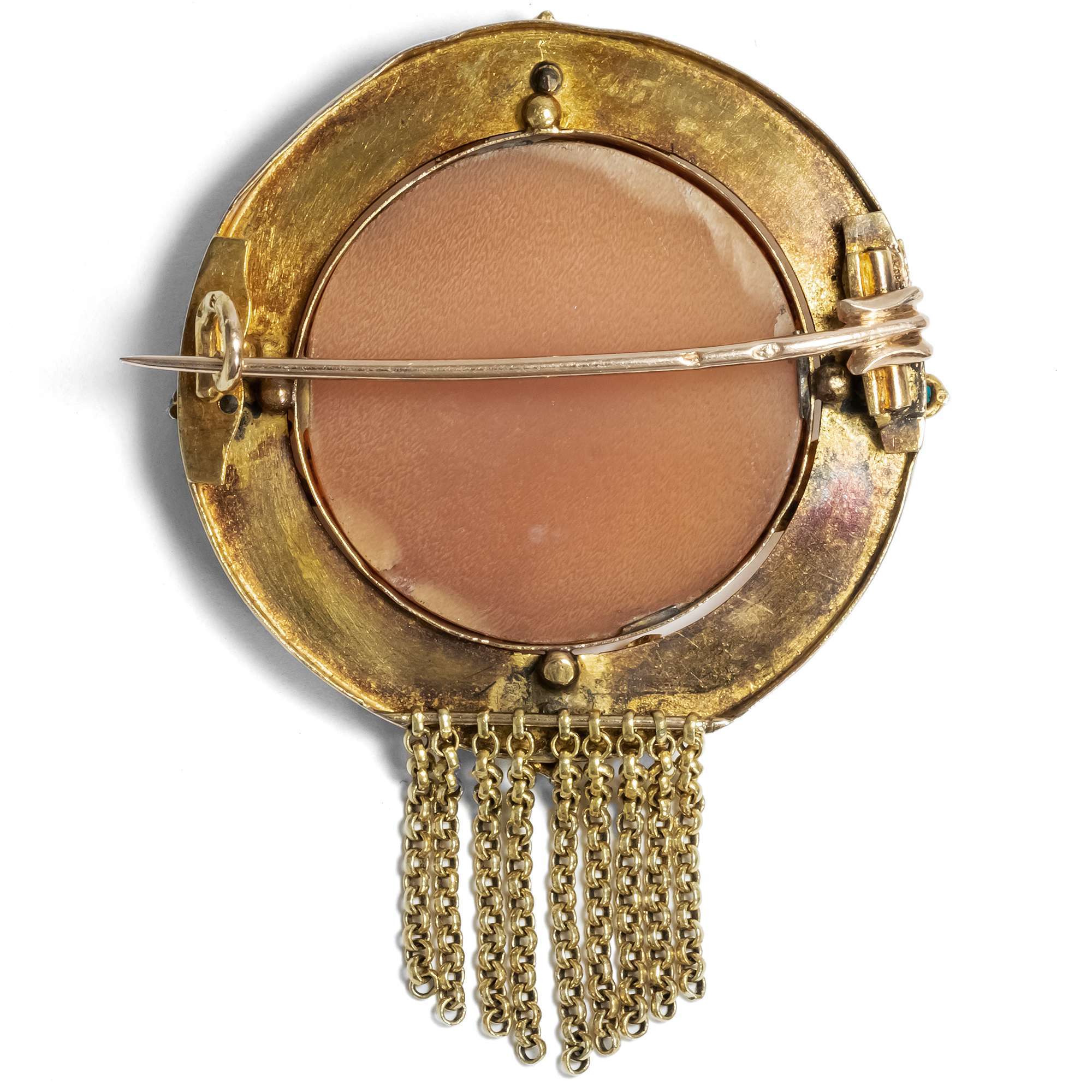 618193-hofer-antikschmuck-Antike-Demi-Parure-mit-Muschelgemmen-in-Gold-oesterreich-Ungarn-um-1870-Weinlaub-und-Vergissmeinnicht_5