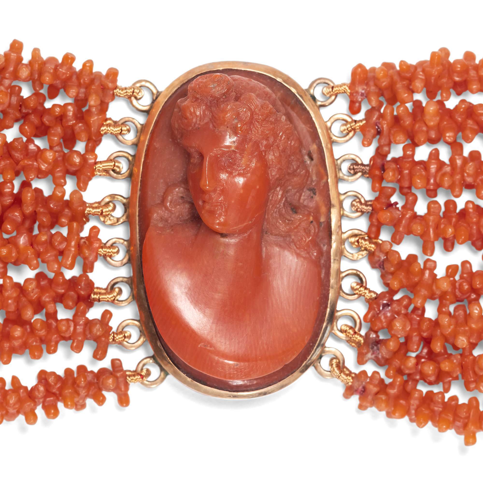 621941-hofer-antikschmuck-Antike-Korallen-Parure-aus-Collier-Armbaendern-und-Ohrringen-um-1825-und-spaeter-a-l-antique_12