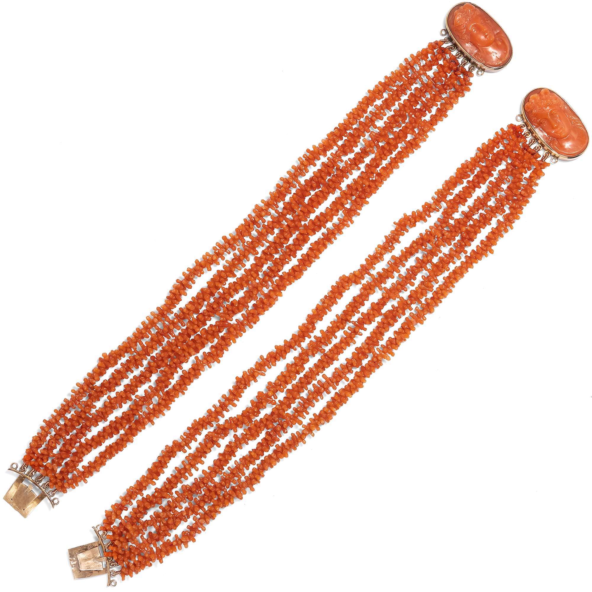 621941-hofer-antikschmuck-Antike-Korallen-Parure-aus-Collier-Armbaendern-und-Ohrringen-um-1825-und-spaeter-a-l-antique_19