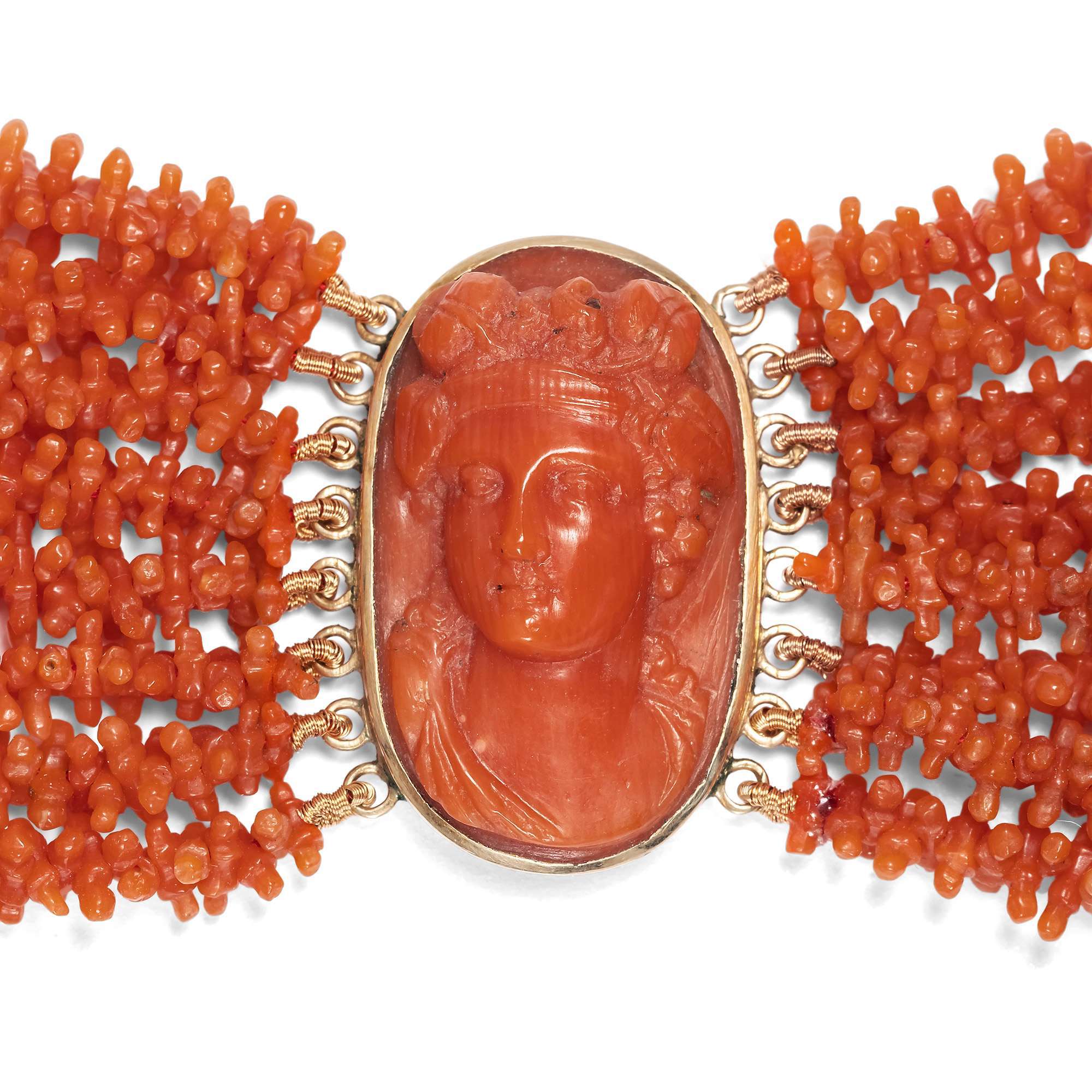 621941-hofer-antikschmuck-Antike-Korallen-Parure-aus-Collier-Armbaendern-und-Ohrringen-um-1825-und-spaeter-a-l-antique_6