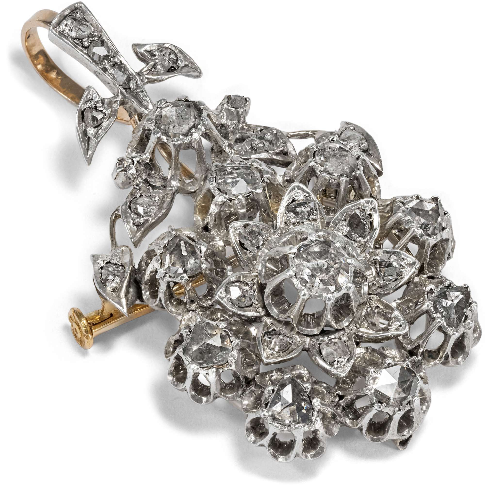 622324-hofer-antikschmuck-Romantische-Demi-Parure-mit-Diamantrosen-in-Silber-und-Gold-um-1870-bzw-um-1935-Rosen-aus-Prag_8