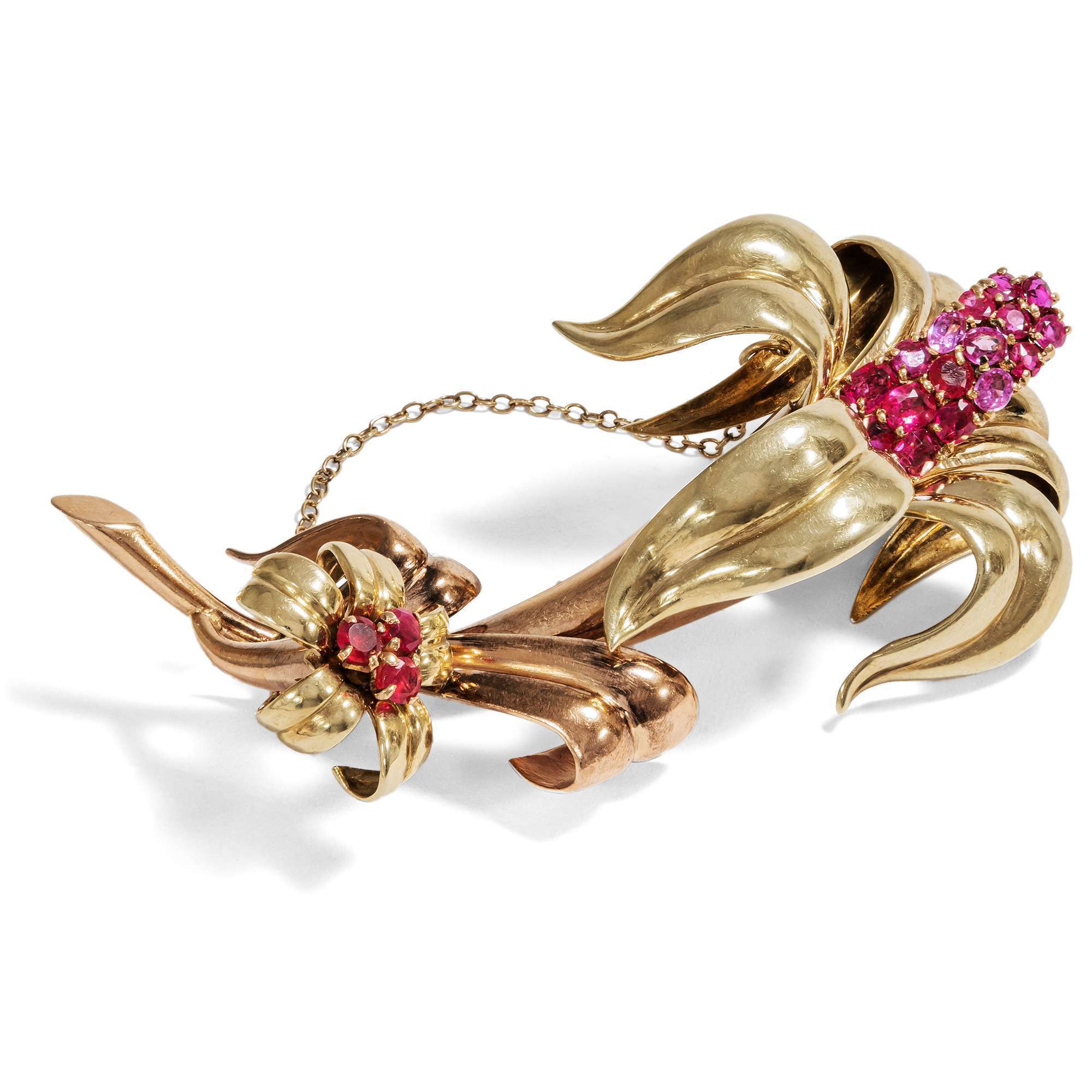 622437-hofer-antikschmuck-Grossartige-Brosche-mit-Burma-Rubinen-in-Gold-des-spaeten-Art-Deco-um-1940-Ausflug-ins-Paradies_3