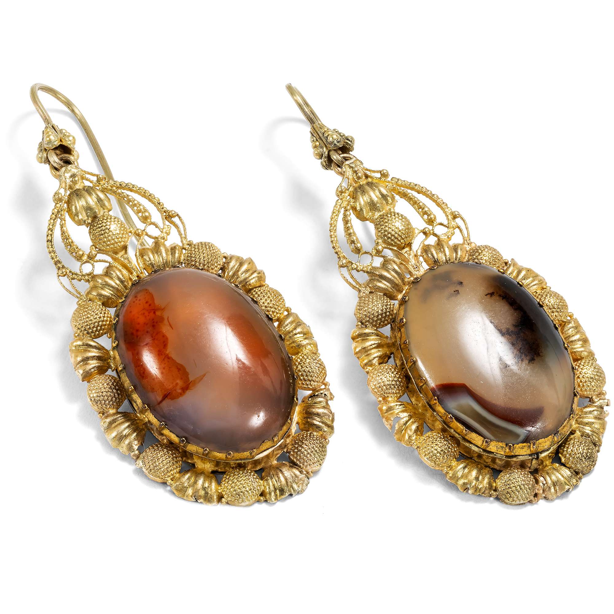 622584-hofer-antikschmuck-Grosse-Ohrringe-aus-Gold-und-Achaten-England-um-1830-Naturkunstwerke_2