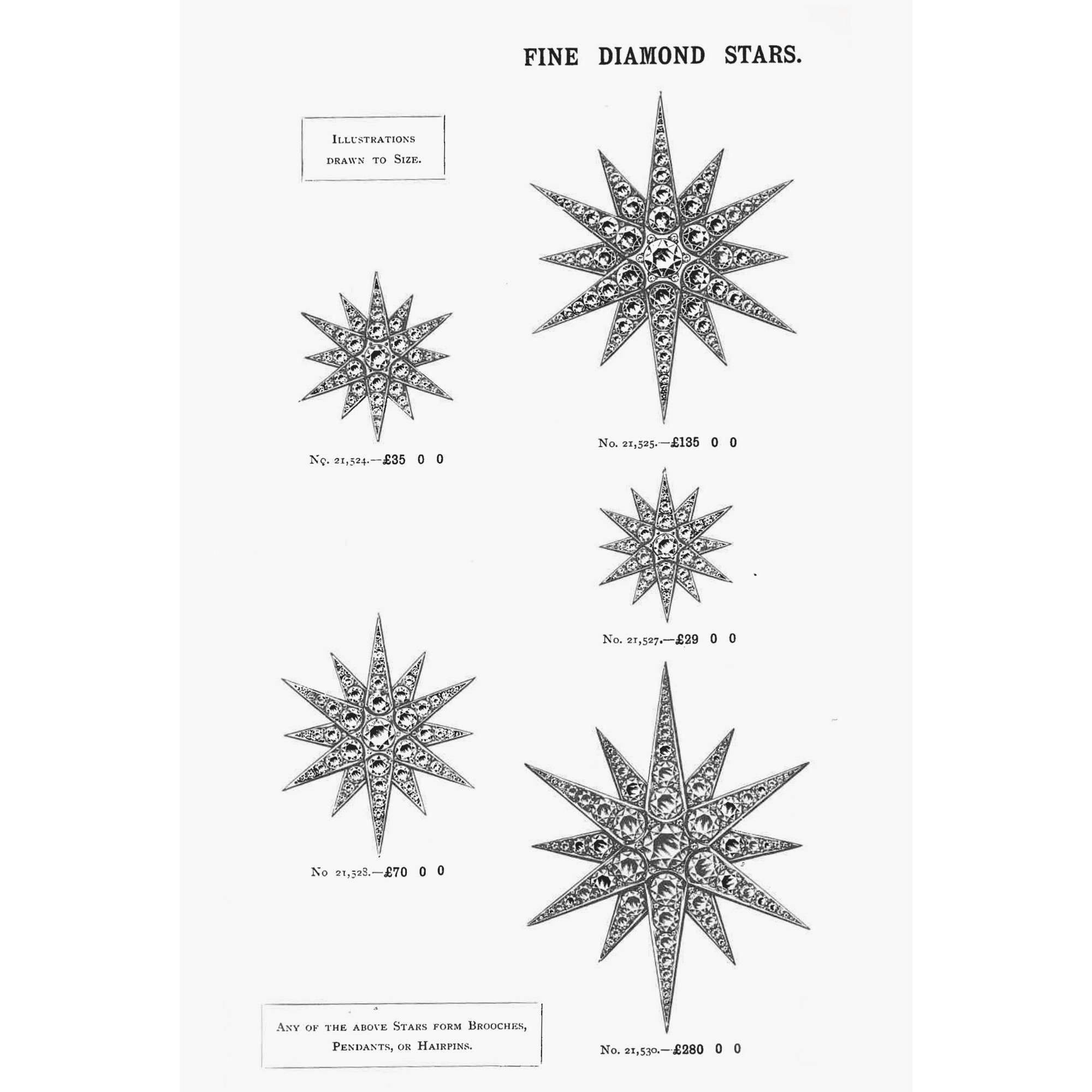 622805-hofer-antikschmuck-Antiker-Stern-als-Brosche-aus-Silber-Gold-und-etwa-vier-Karat-Diamanten-um-1900-The-Goldsmiths-und-Silversmiths-Company