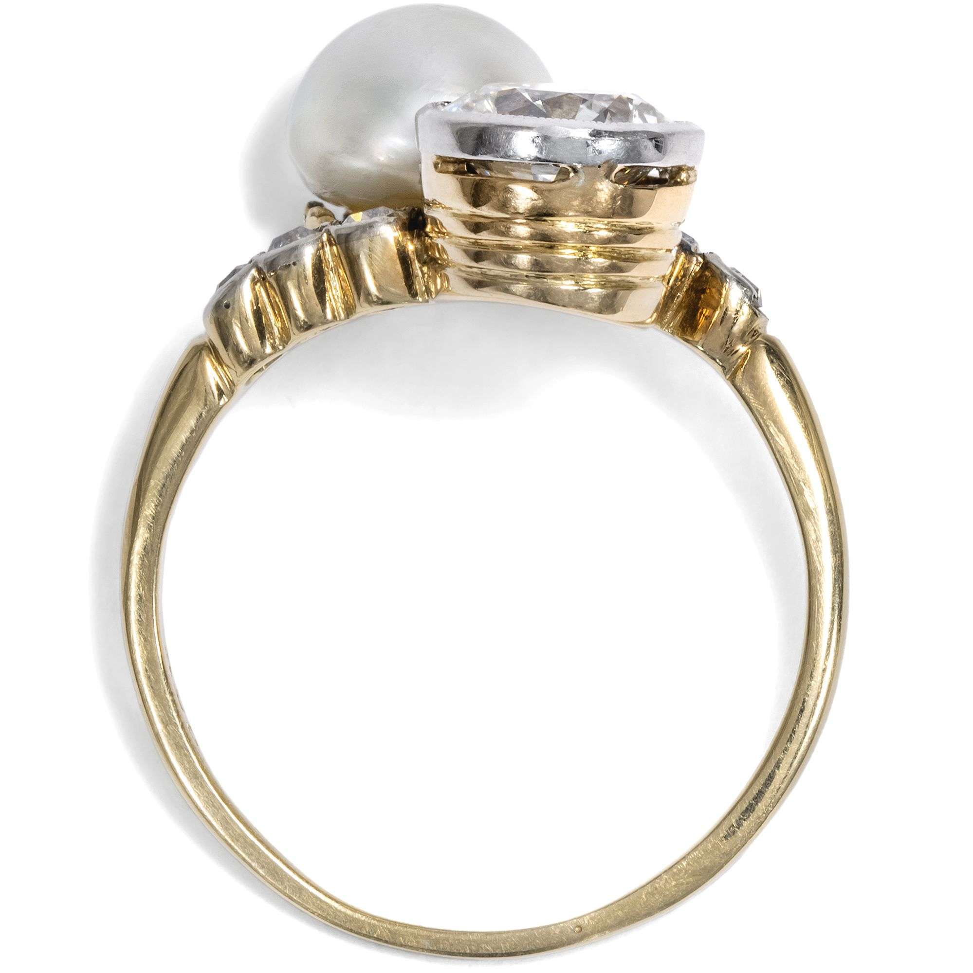 623408-hofer-antikschmuck-Antiker-Toi-et-Moi-Ring-mit-Naturperle-und-Diamant-im-Altschliff-Deutschland-um-1910-Duo-in-Weiss_5
