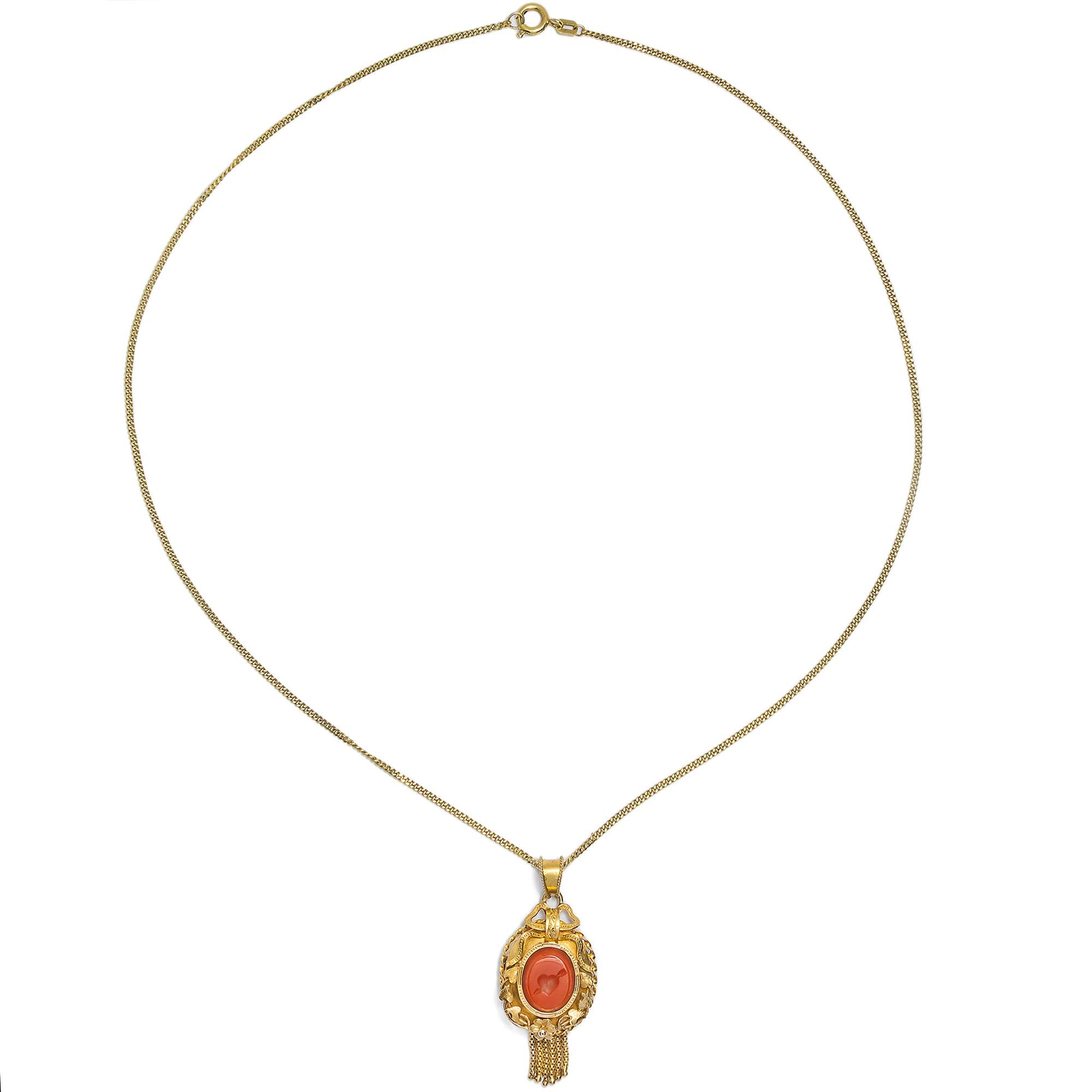 623474-hofer-antikschmuck-Romantisches-Set-aus-Gold-und-gravierter-Koralle-Medaillon-und-Ohrringe-Niederlande-um-1870-Ich-fand-mein-Herz-in-Portofino_4