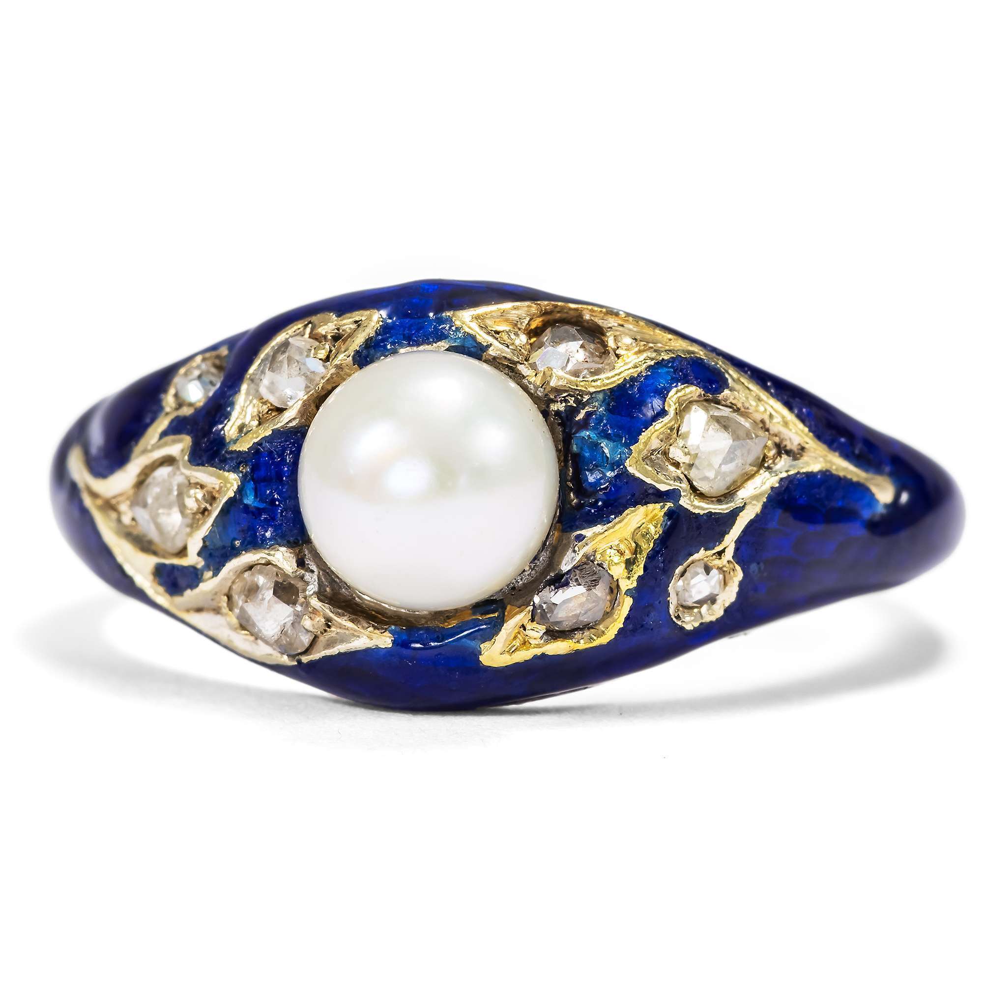 623901-hofer-antikschmuck-Antike-Parure-aus-Armband-Brosche-Ohrclips-und-Ring-mit-Naturperlen-und-Diamanten-um-1850-Blaue-Blumen_16