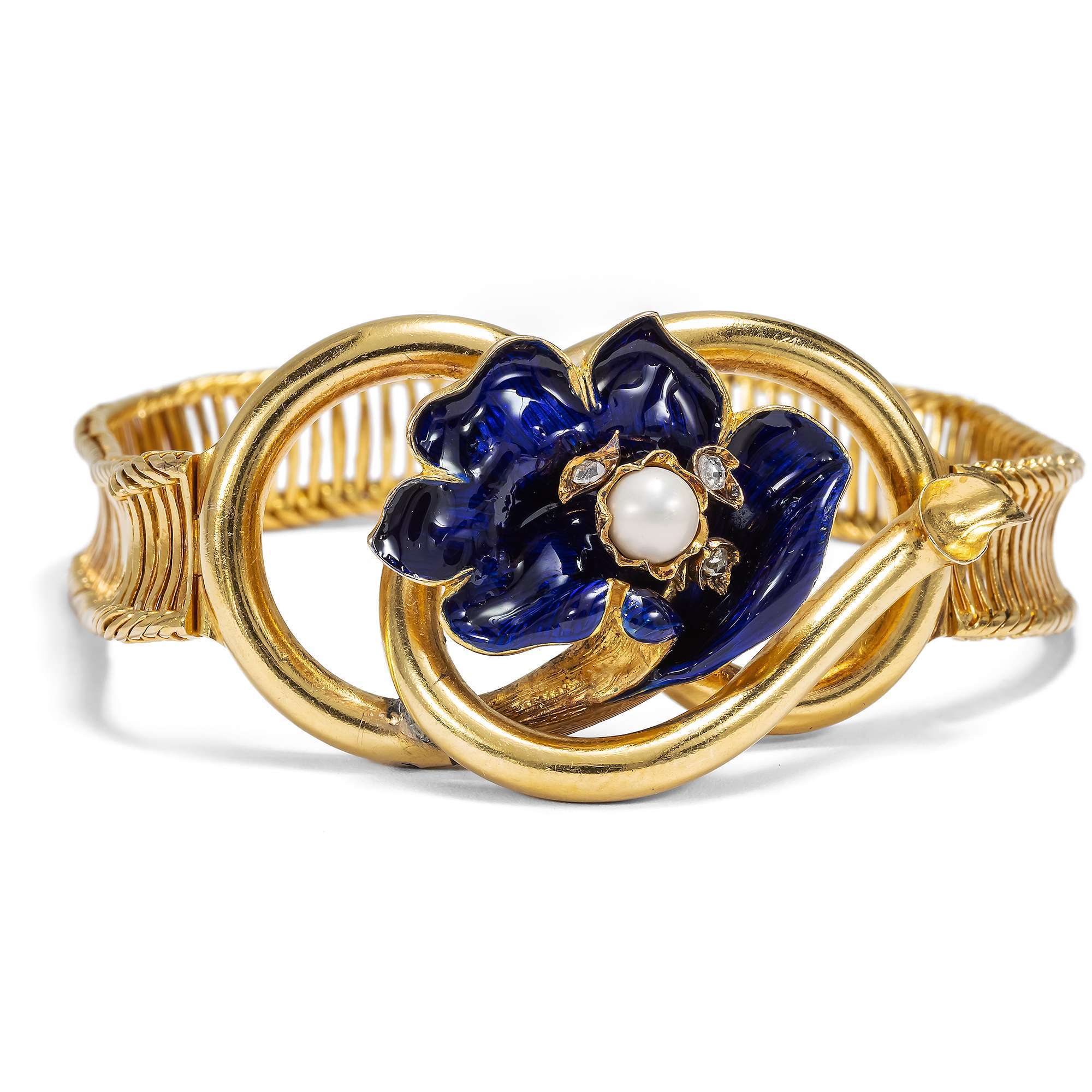 623901-hofer-antikschmuck-Antike-Parure-aus-Armband-Brosche-Ohrclips-und-Ring-mit-Naturperlen-und-Diamanten-um-1850-Blaue-Blumen_2