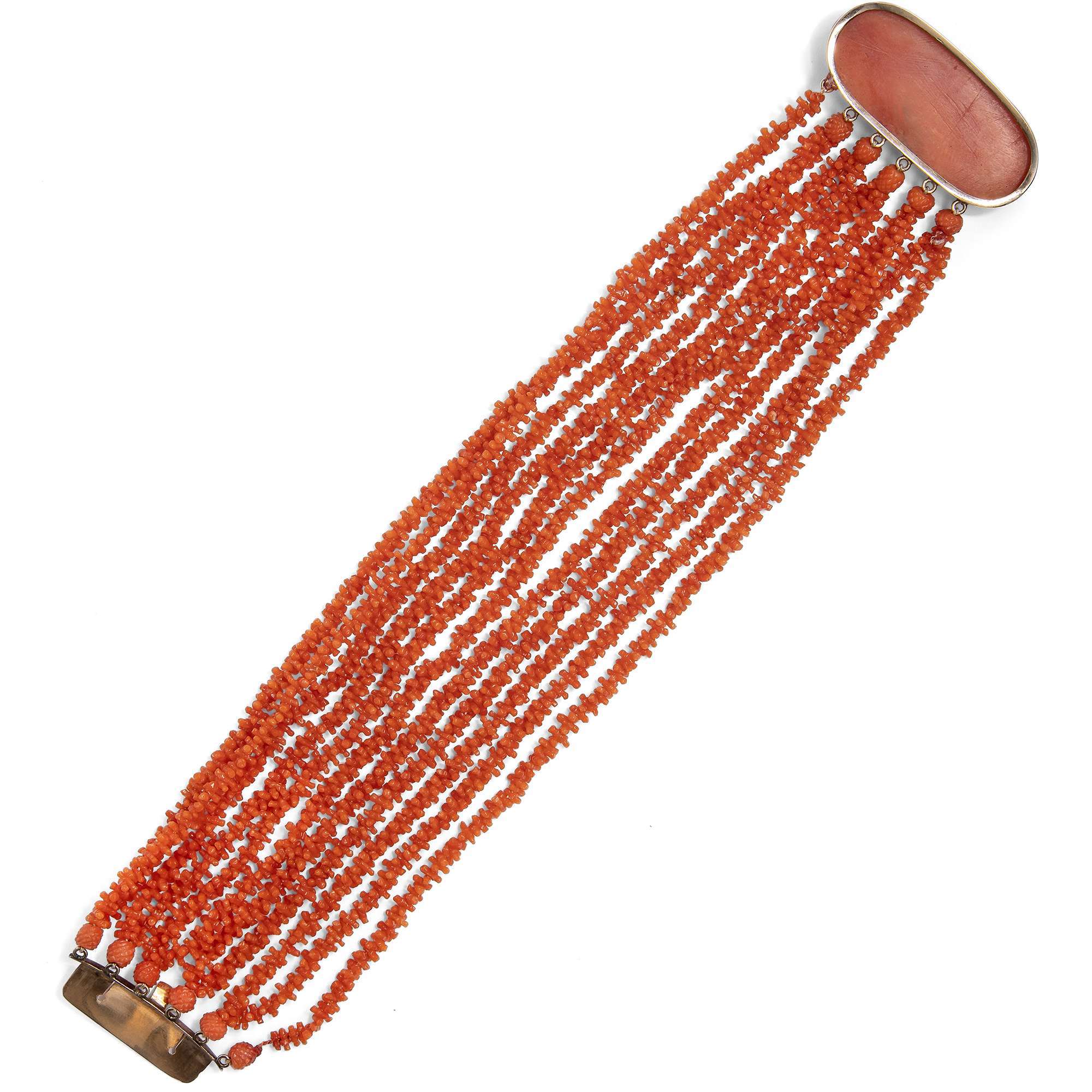 624819-hofer-antikschmuck-Antike-Demi-Parure-aus-Collier-und-Armband-aus-Mittelmeerkoralle-in-Gold-um-1825-Von-Goettern-begleitet_12