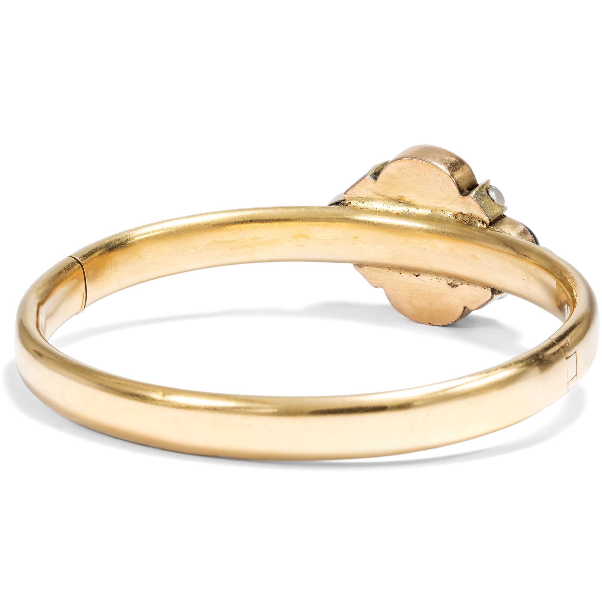 625467-hofer-antikschmuck-Herrlicher-Armreif-mit-grossen-Granaten-und-Perlen-in-Gold-um-1865-Ein-Liebesstein_6
