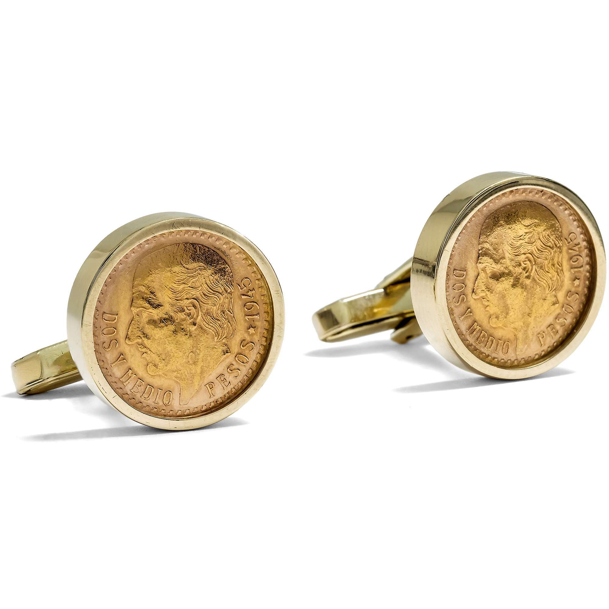 625584-hofer-antikschmuck-Edle-vintage-Manschettenknoepfe-mit-mexikanischen-2-5-Pesos-Goldmuenzen-von-1945-Fuer-Freiheitskaempfer_2