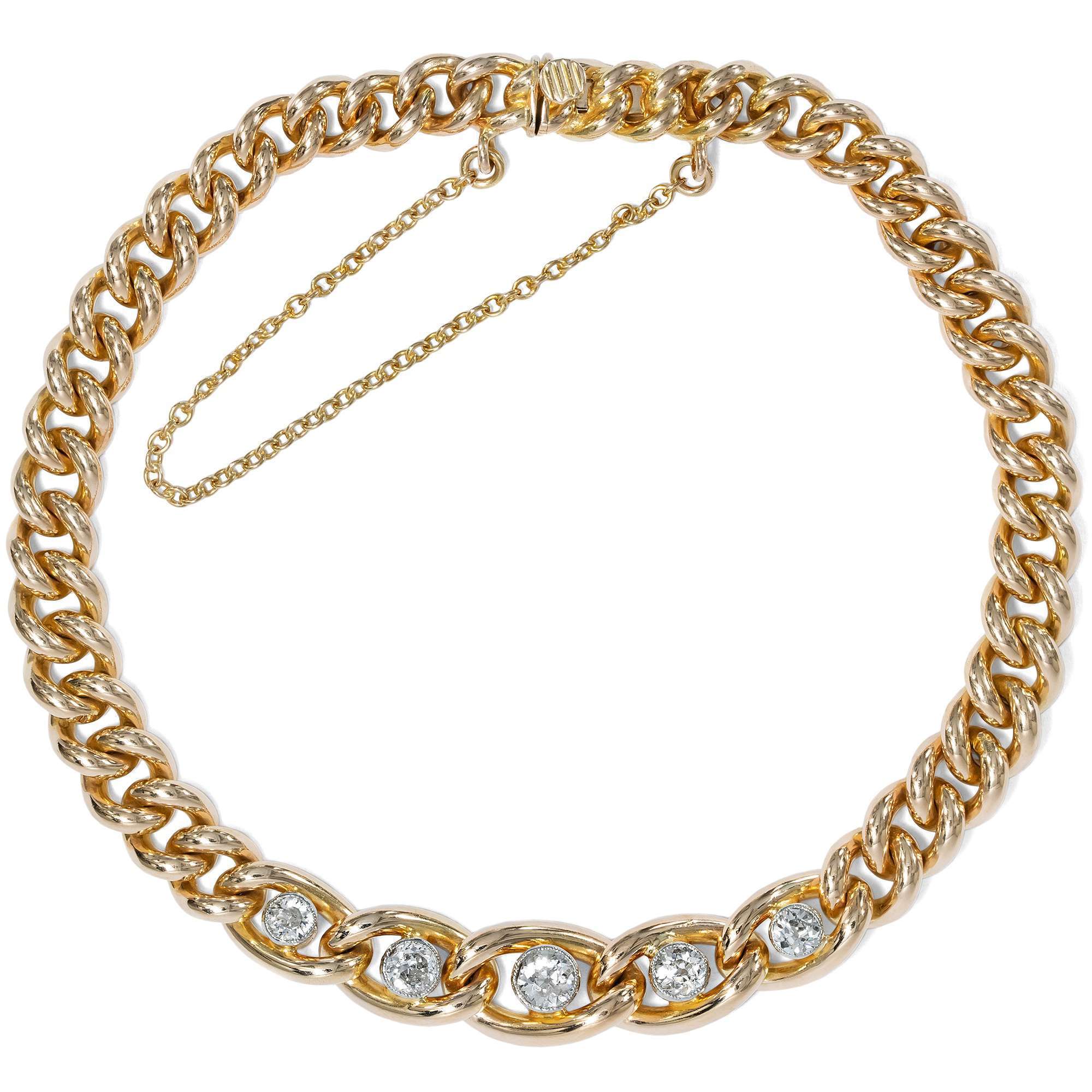 625712-hofer-antikschmuck-Klassisches-Armband-aus-Gold-mit-Diamanten-im-Altschliff-um-1900-Zeitlos