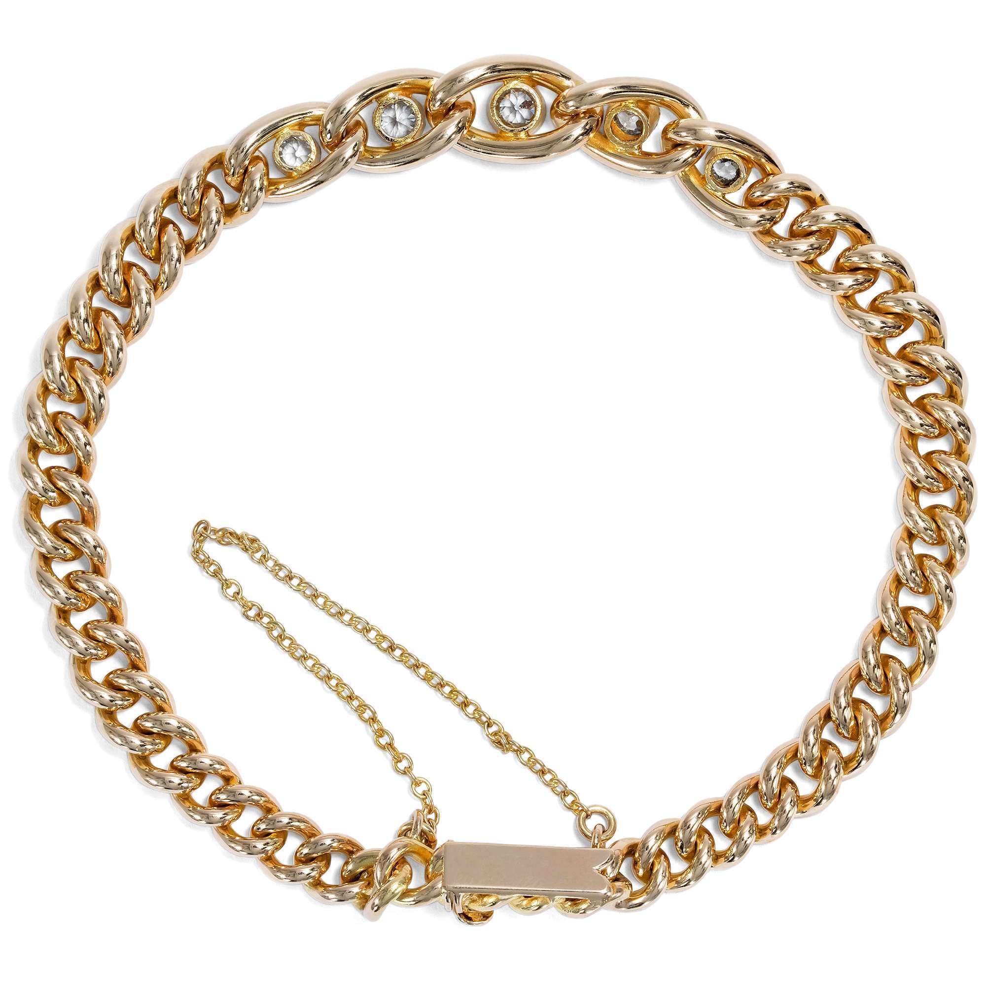 625712-hofer-antikschmuck-Klassisches-Gliederarmband-aus-Gold-mit-Altschliff-Diamanten-um-1900-Zeitlos_4