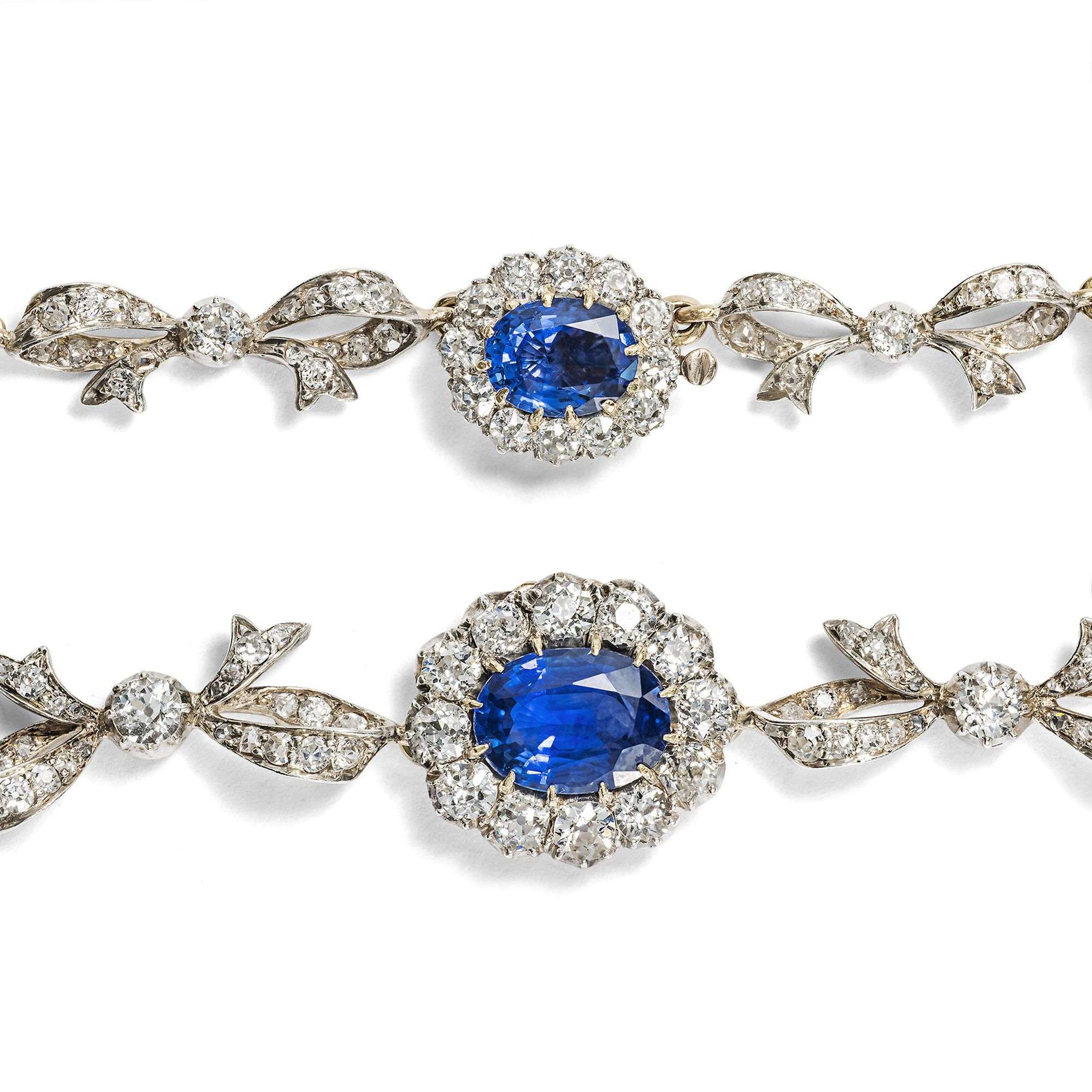 625883-hofer-antikschmuck-Prachtvolles-Saphir-und-Diamantcollier-in-Silber-auf-Gold-um-1895-Schlag-Mitternacht_5