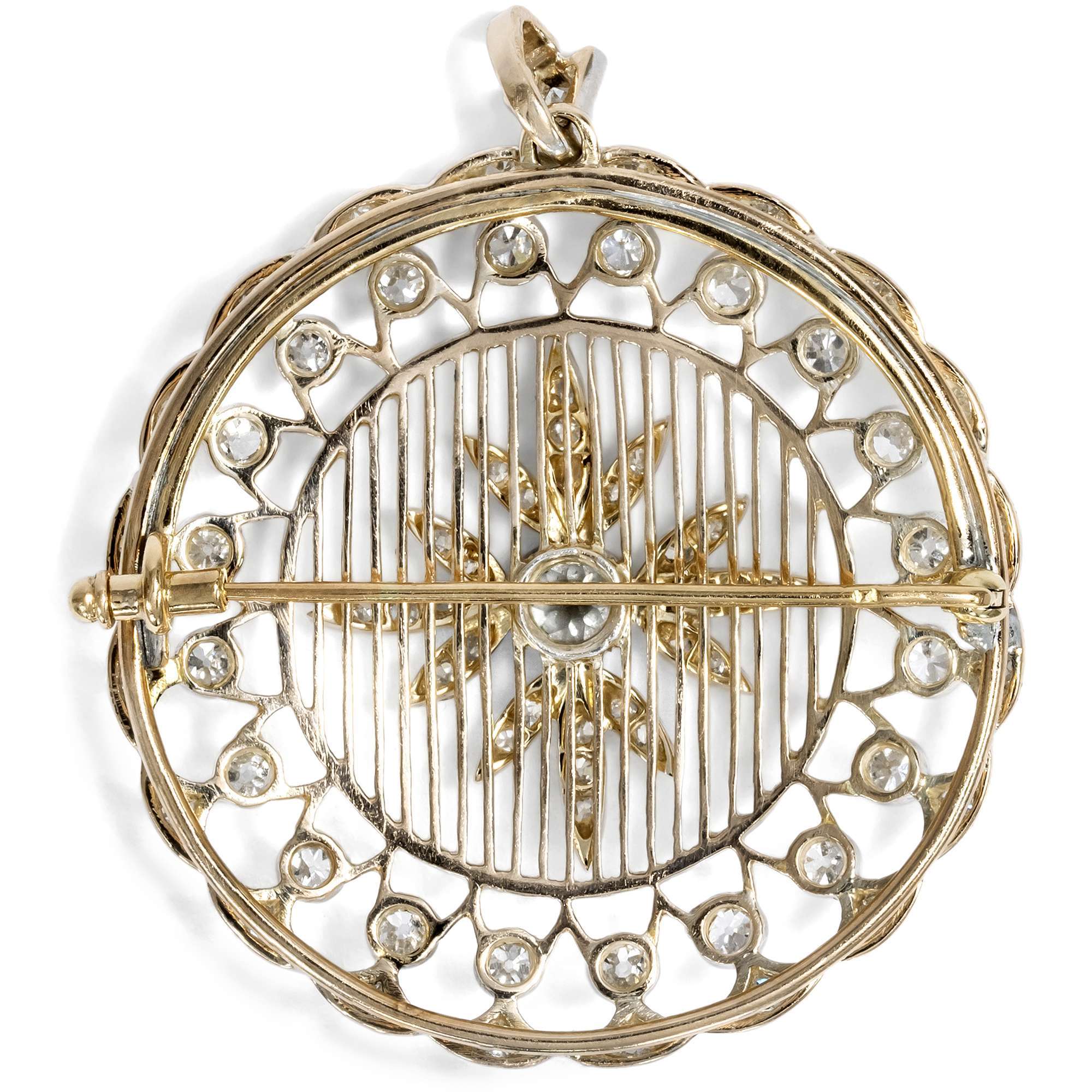 626040-hofer-antikschmuck-Kostbare-Anhaenger-Brosche-mit-2-70-ct-Diamanten-in-Silber-auf-Gold-um-1910-Zu-Samt-und-Seide_3
