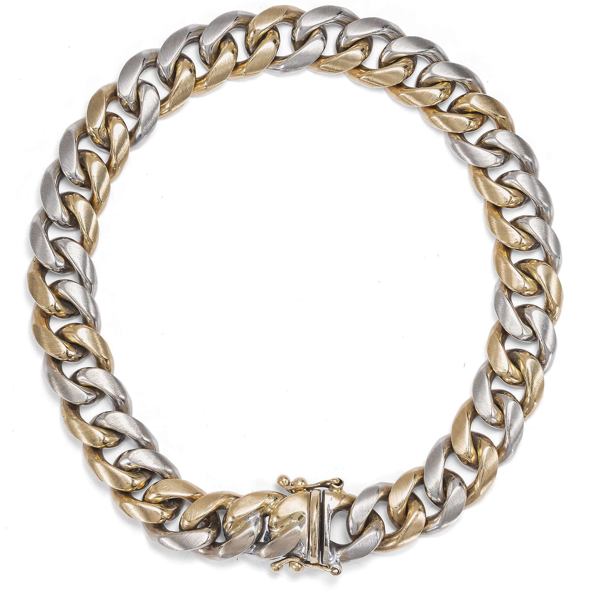 626181-hofer-antikschmuck-Edles-vintage-Armband-in-Gelbgold-und-Weissgold-Italien-um-1985-Massiv-und-zeitlos_4