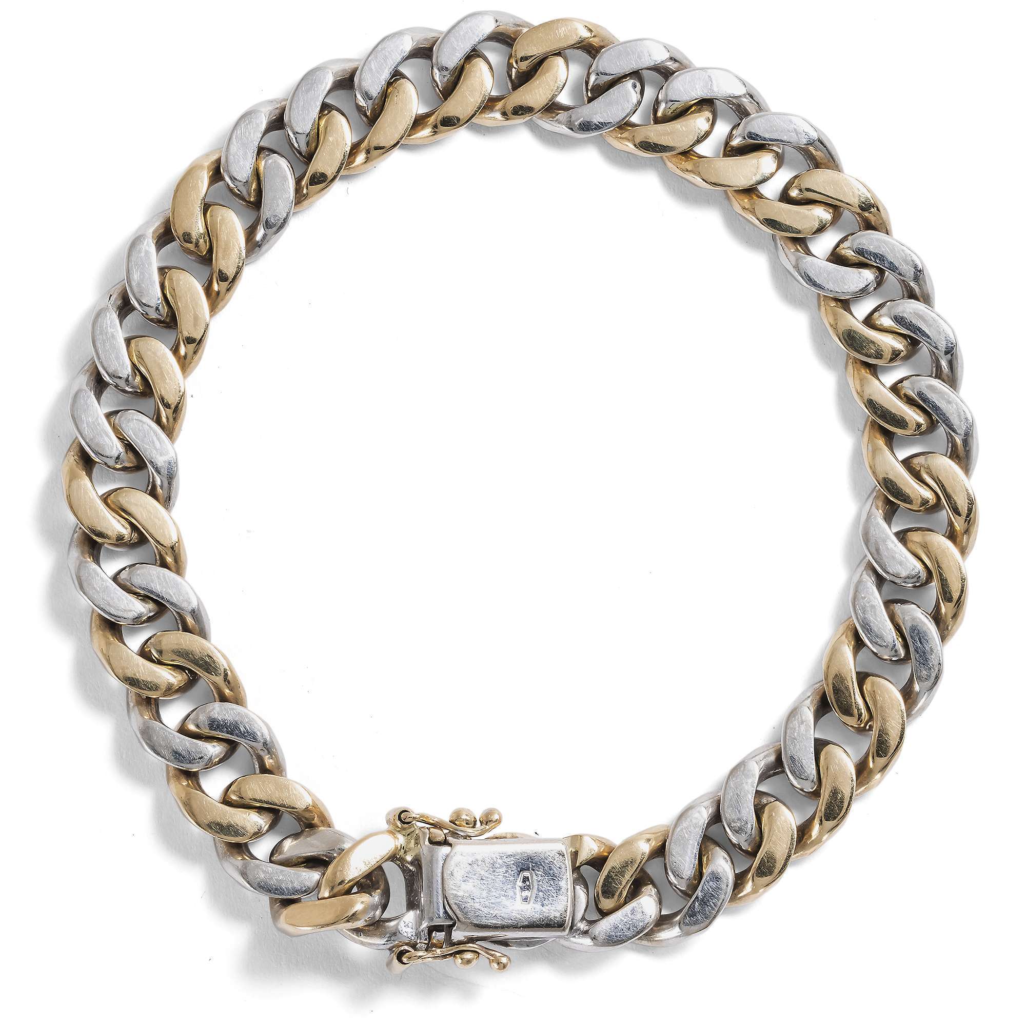 626181-hofer-antikschmuck-Edles-vintage-Armband-in-Gelbgold-und-Weissgold-Italien-um-1985-Massiv-und-zeitlos_5