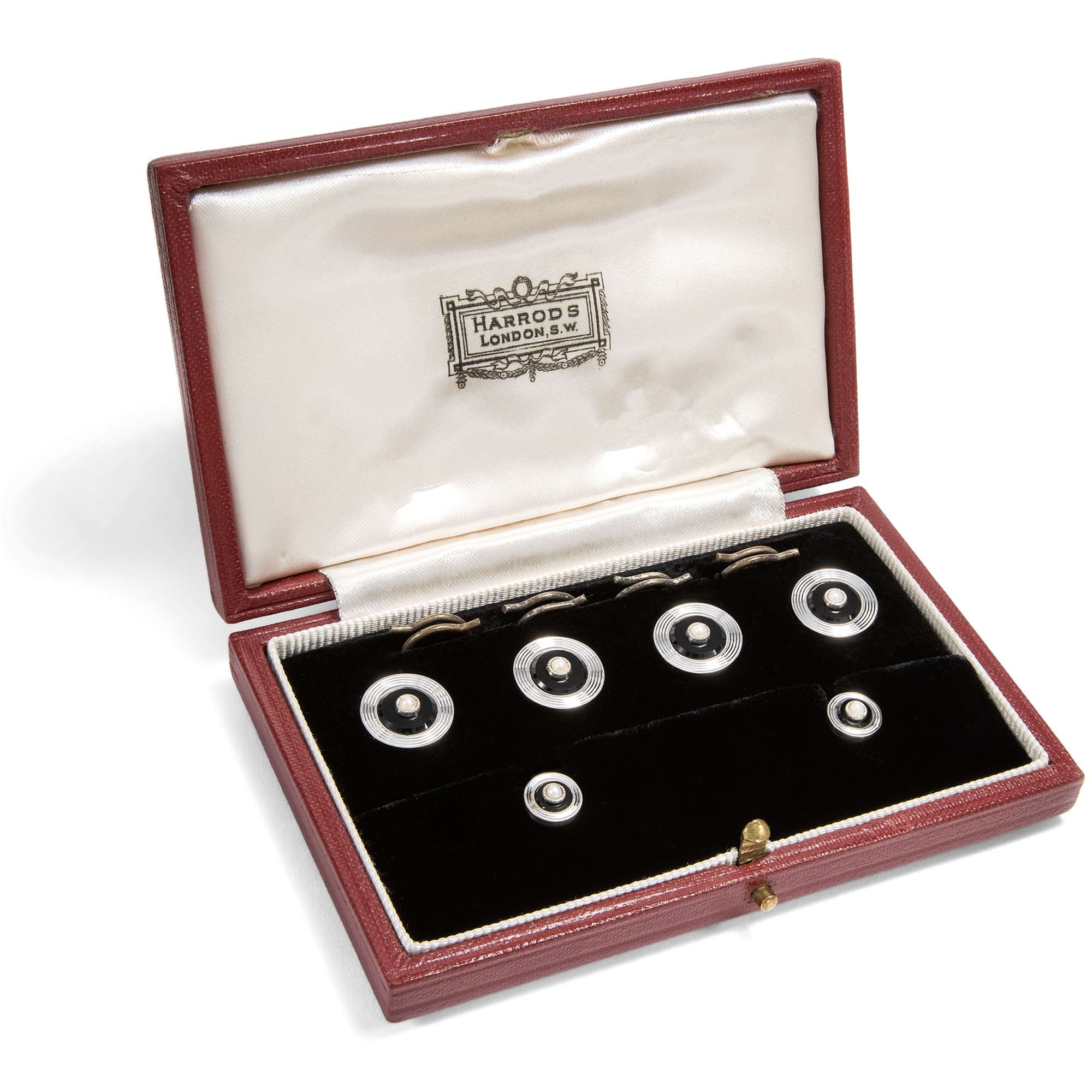 626218-hofer-antikschmuck-Stilvolles-Smoking-Set-aus-Weissgold-Onyx-und-Perlen-von-Harrods-London-1984-Barfuss-oder-Lackschuh