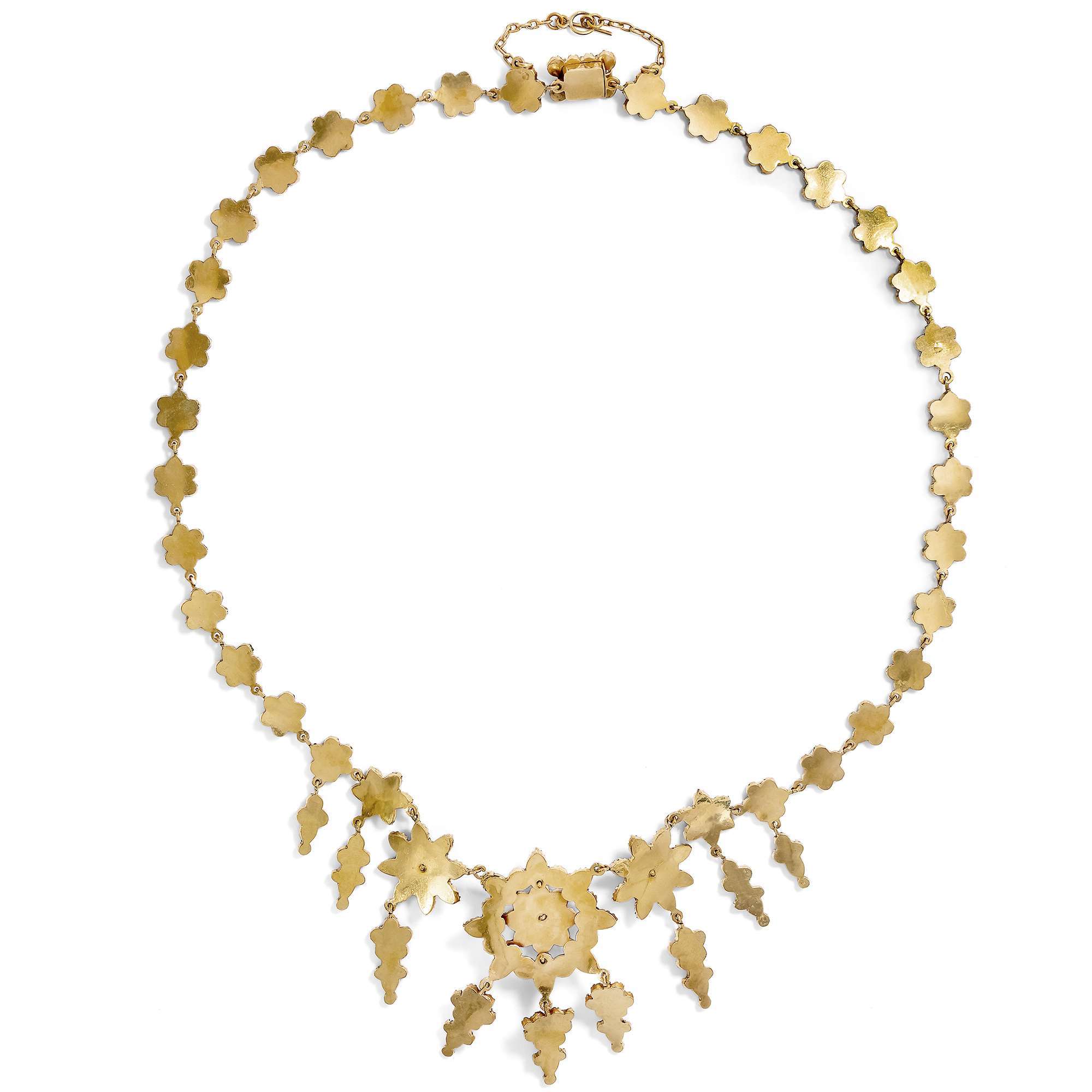 626229-hofer-antikschmuck-Prachtvolles-abtikes-Collier-aus-boehmischen-Granaten-um-1880-Rote-Glut_4