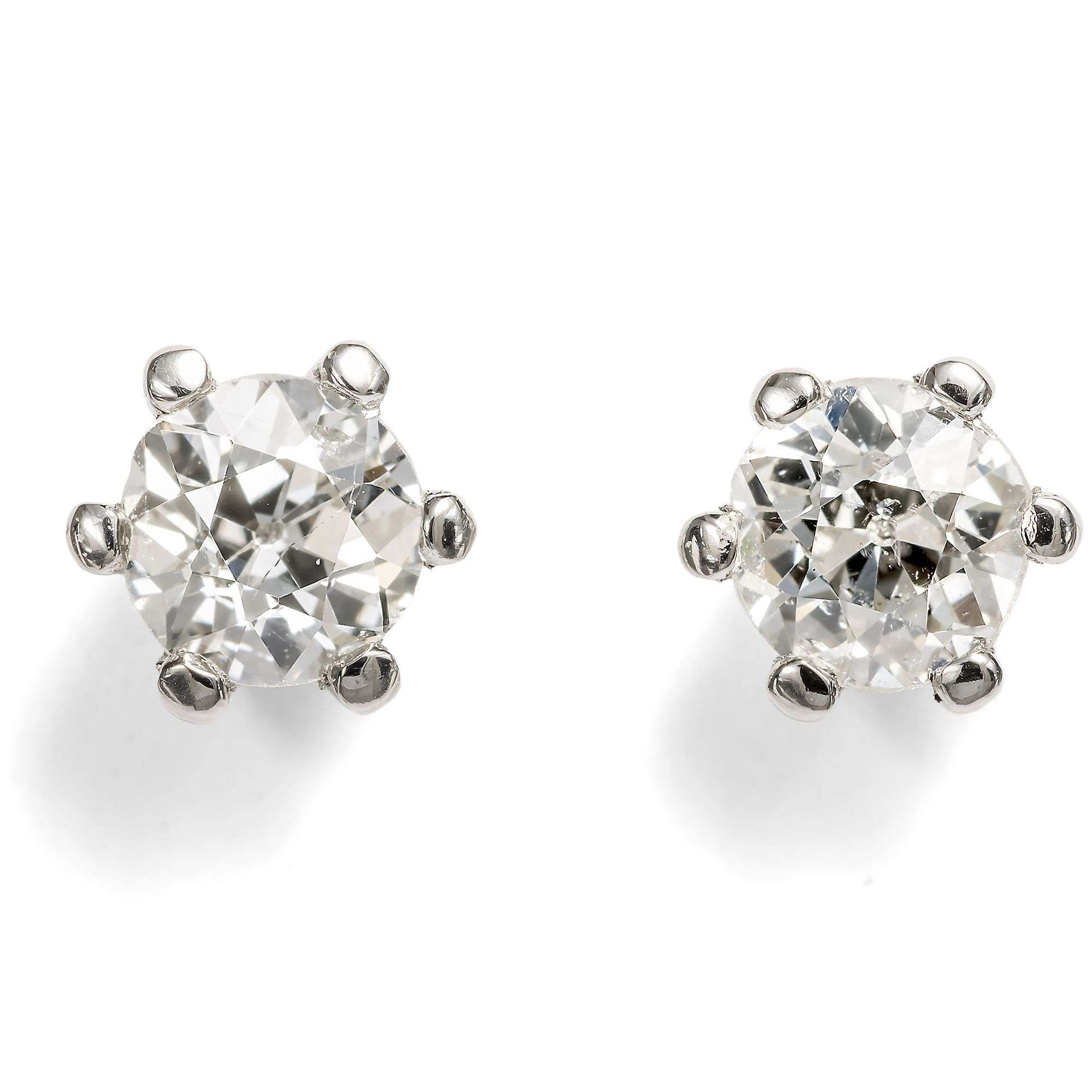 626381-hofer-antikschmuck-Platin-Ohrstecker-mit-0-961-ct-Altschliff-Brillanten-Berlin-2025-Glanzpunkte