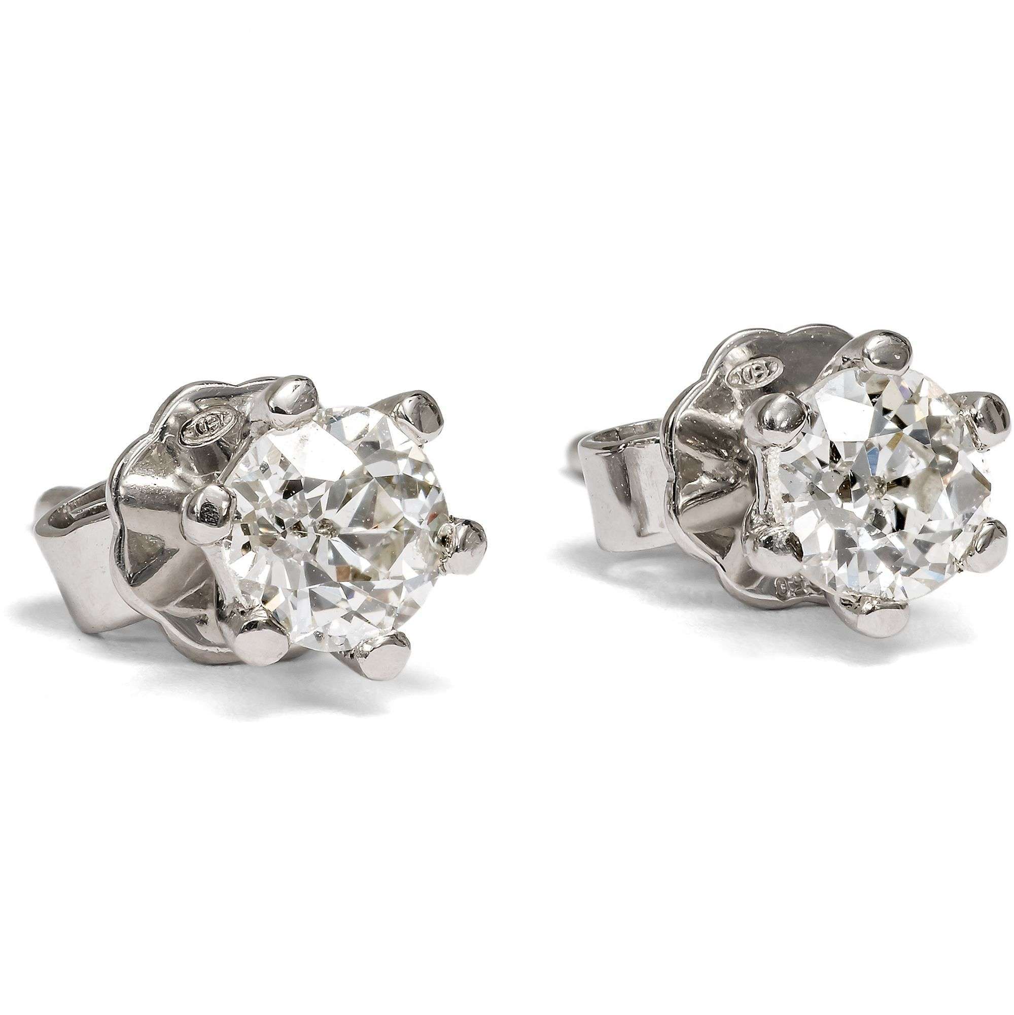 626381-hofer-antikschmuck-Platin-Ohrstecker-mit-0-961-ct-Altschliff-Brillanten-Berlin-2025-Glanzpunkte_2