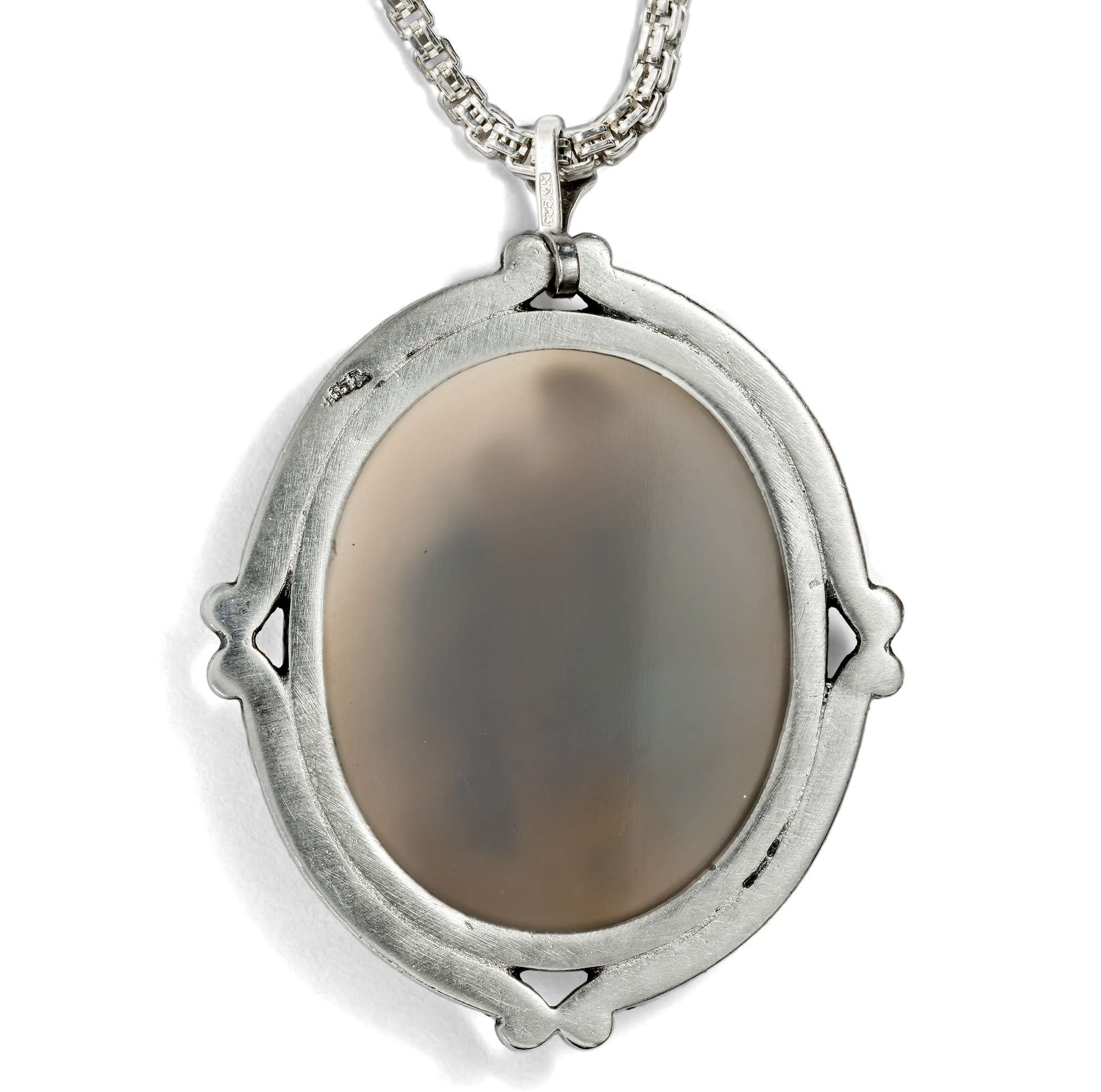 626533-hofer-antikschmuck-Qualitaetvolle-Achat-Kamee-in-Silber-als-Anhaenger-um-1930-Hygieia_3