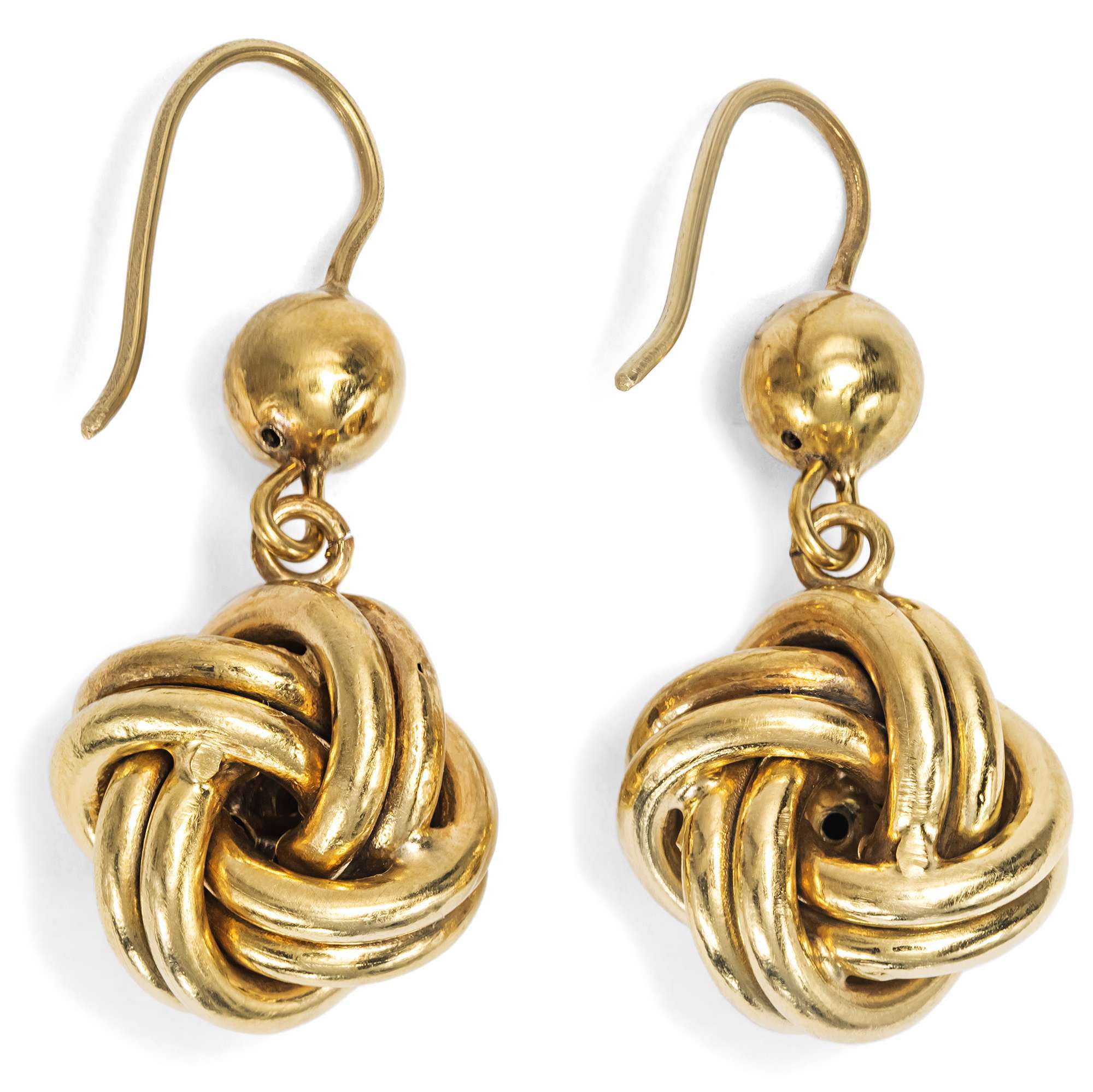 626624-hofer-antikschmuck-Romantische-Lover-s-Knot-Ohrringe-aus-Gold-Grossbritannien-um-1900-Niemand-soll-uns-trennen_3