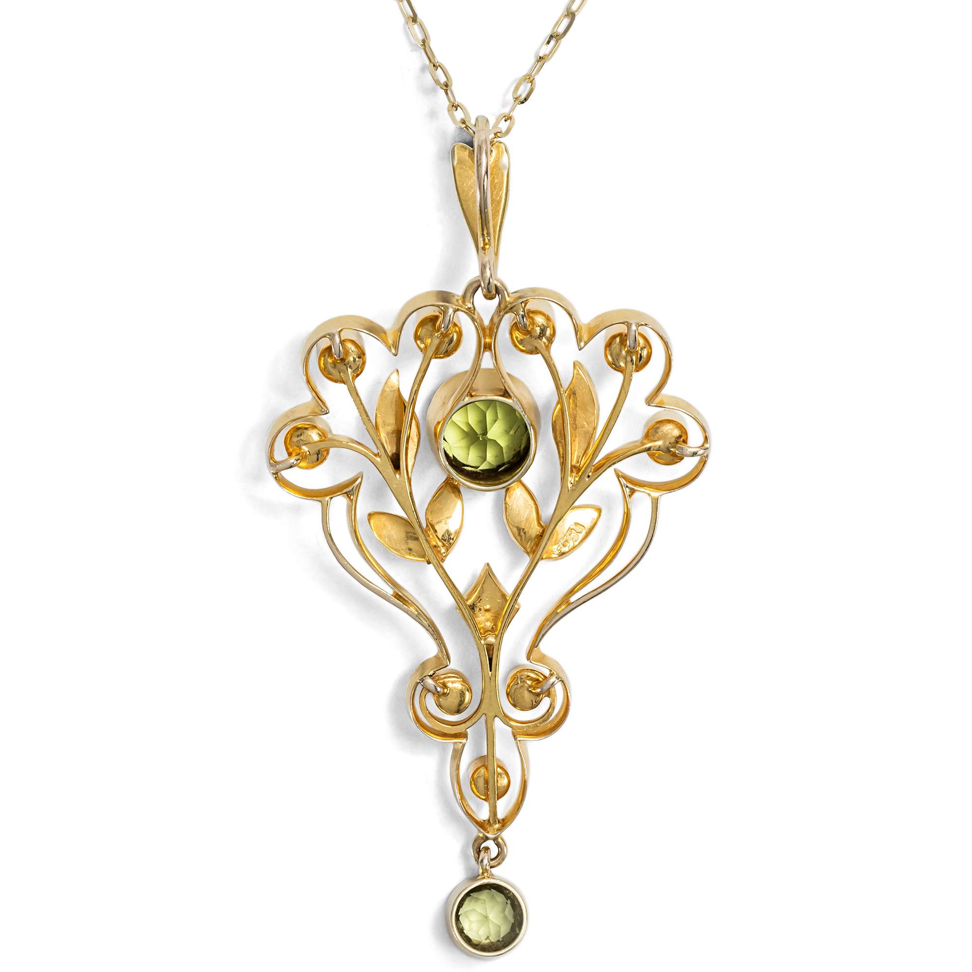 626751-hofer-antikschmuck-Eleganter-Anhaenger-mit-Peridot-und-Perlen-in-Gold-Grossbritannien-um-1910-Fruehling-in-London_2