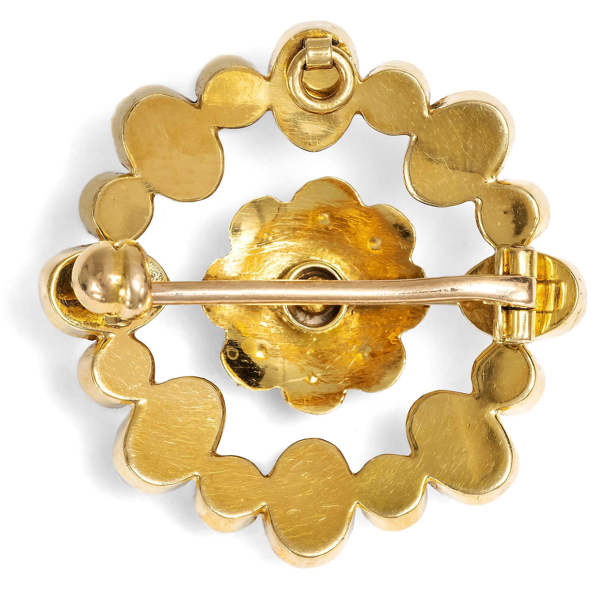 626760-hofer-antikschmuck-Antike-Brosche-mit-Tuerkisen-und-Perlen-in-Gold-England-um-1895-Blume-der-Zuneigung_3