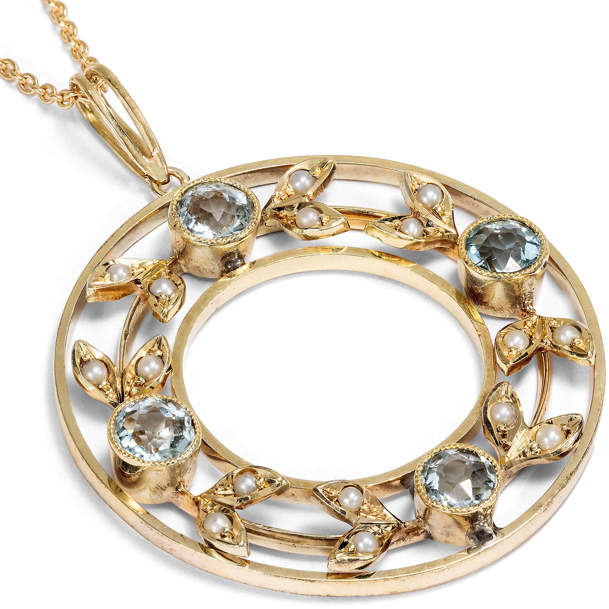626774-hofer-antikschmuck-Eleganter-Perlen-und-Aquamarin-Anhaenger-in-Gold-Grossbritannien-um-1910-Zwischen-Wolken-und-Meer_4