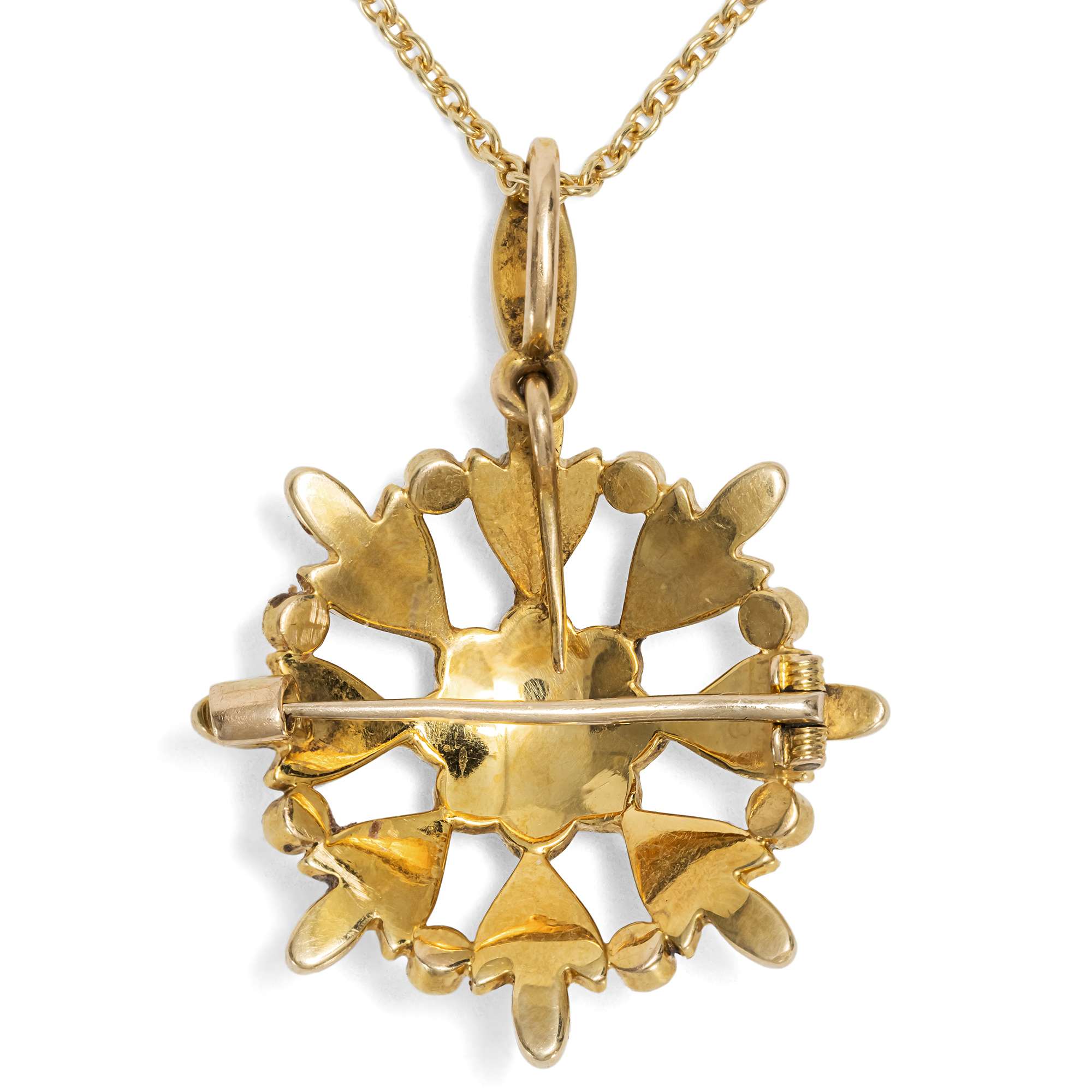 626809-hofer-antikschmuck-Antike-Anhaenger-Brosche-mit-Diamant-und-Perlen-an-Goldkette-Grossbritannien-um-1900-The-Stars-are-in-Blossom_3
