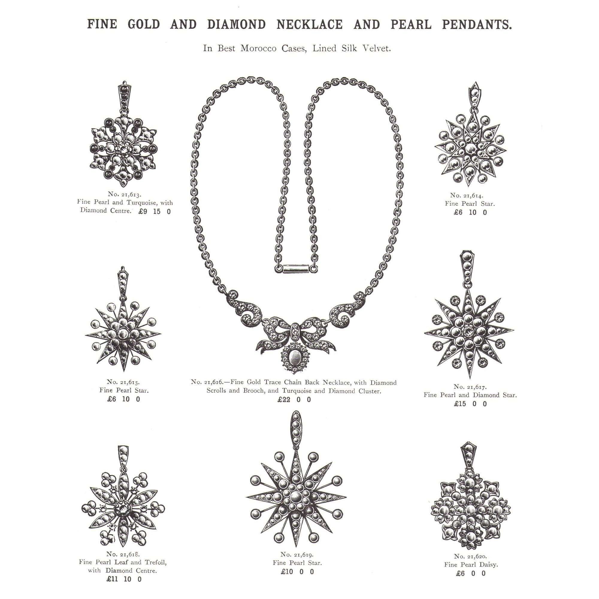 626809-hofer-antikschmuck-Antike-Anhaenger-Brosche-mit-Diamant-und-Perlen-an-Goldkette-Grossbritannien-um-1900