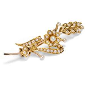 626843-hofer-antikschmuck-Antike-Brosche-mit-Perlen-in-Gold-Grossbritannien-um-1900-Sommergold_2