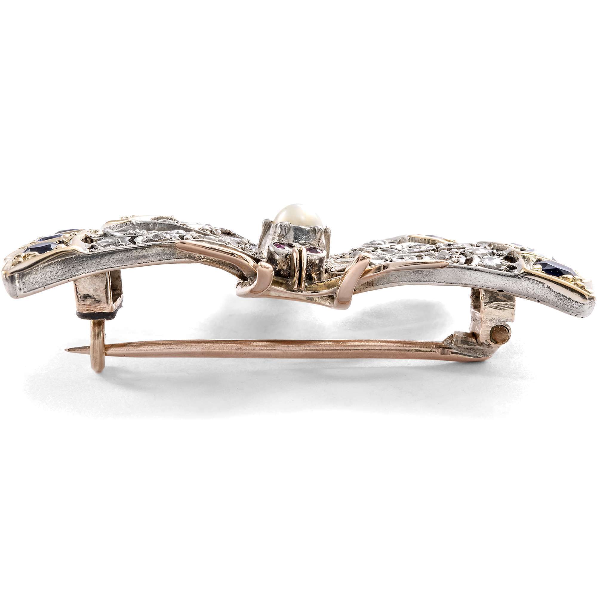 626888-hofer-antikschmuck-Viktorianischer-Schmetterling-mit-Diamante-Rubinen-und-Saphiren-um-1890-Flatterhaft-schoen_1