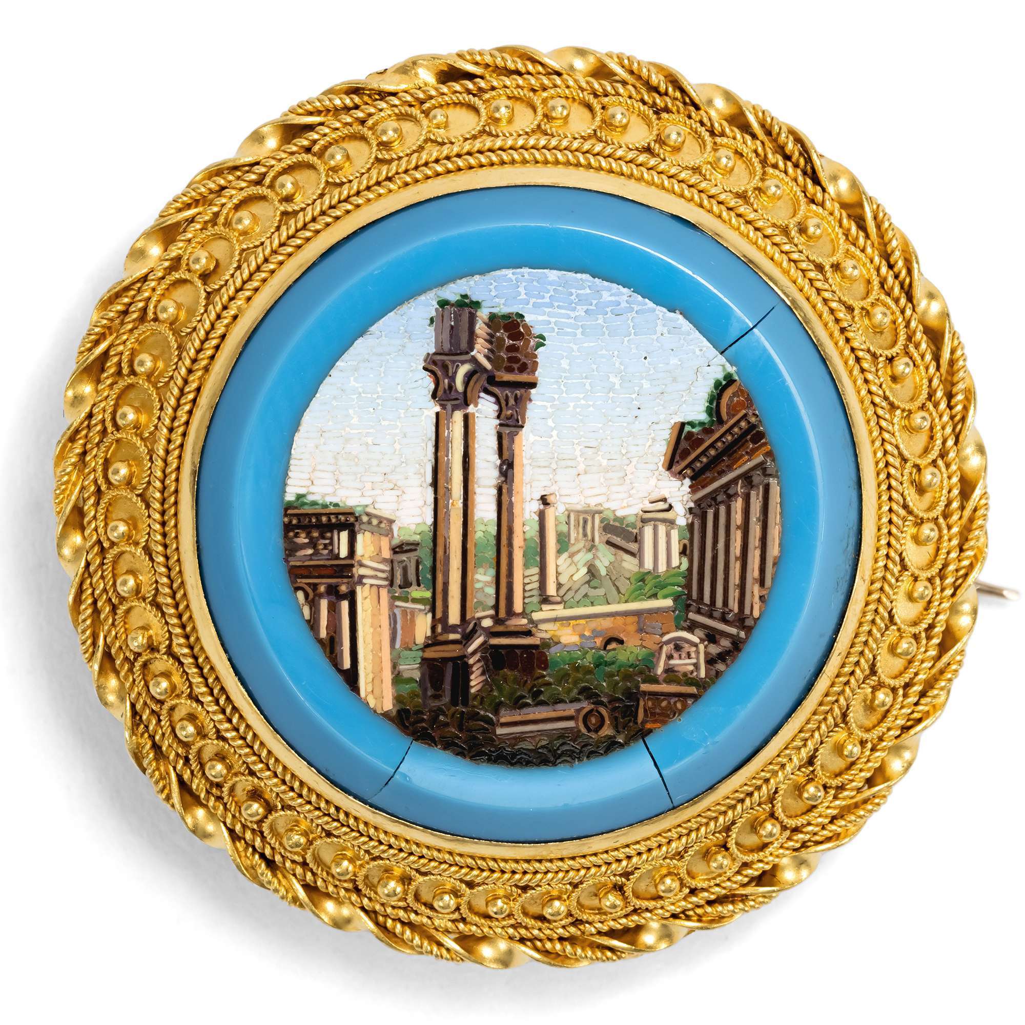 626947-hofer-antikschmuck-Antike-Brosche-mit-Mikromosaik-des-Forum-Romanum-in-Gold-Rom-um-1870-Alle-Wege-fuehren-nach-Rom_1