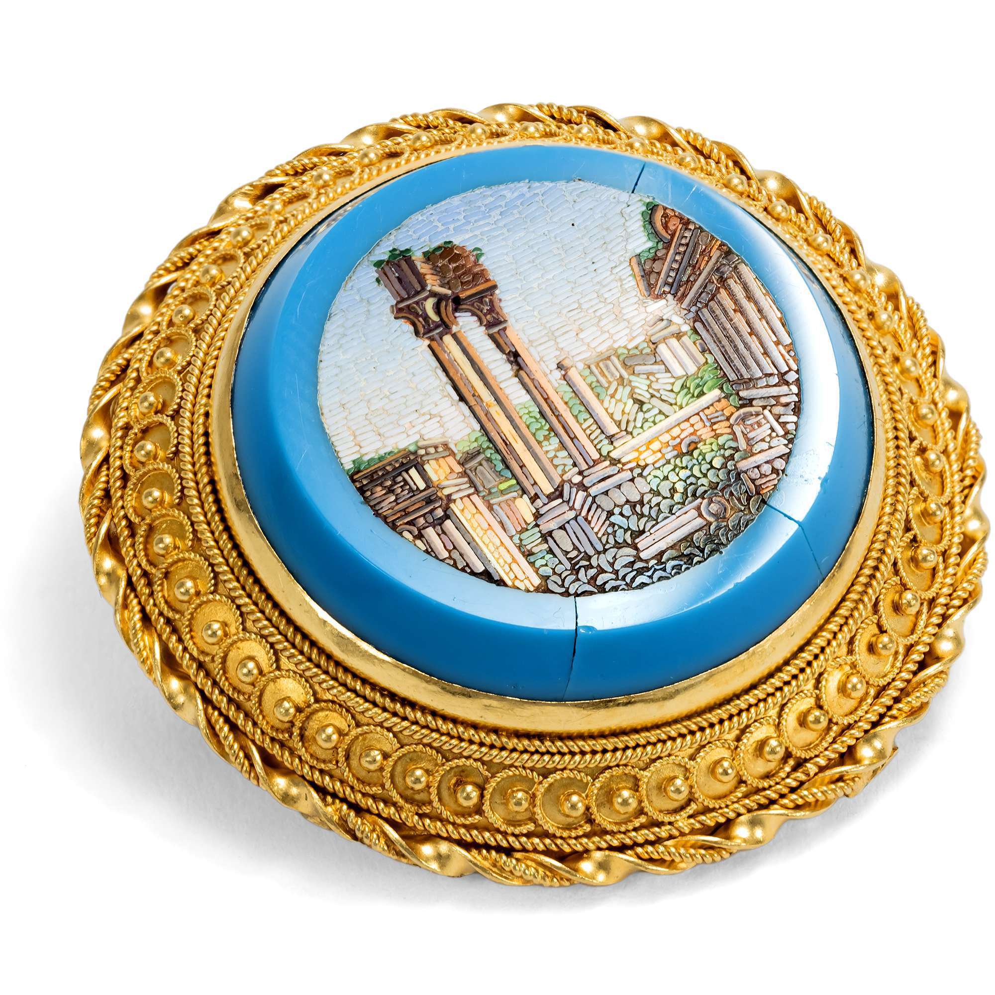 626947-hofer-antikschmuck-Antike-Brosche-mit-Mikromosaik-des-Forum-Romanum-in-Gold-Rom-um-1870-Alle-Wege-fuehren-nach-Rom_2