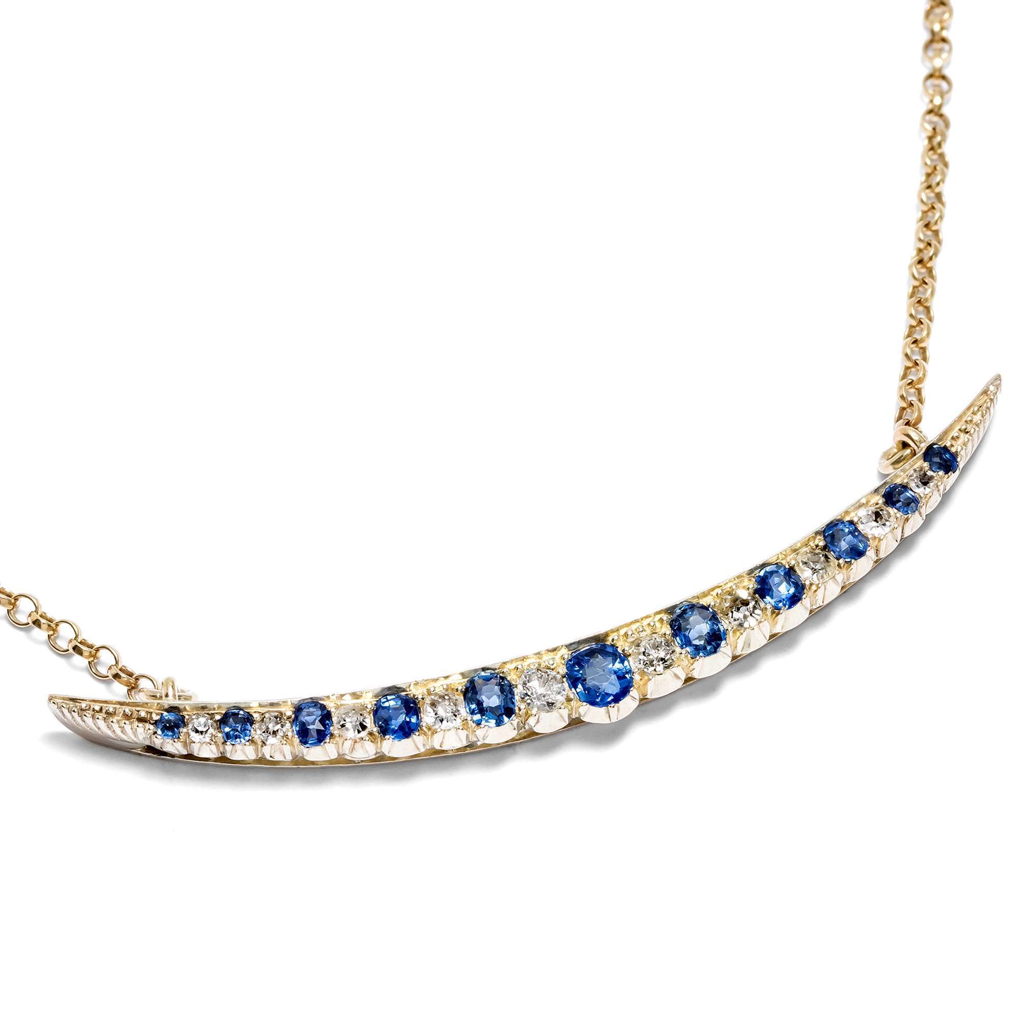 626968-hofer-antikschmuck-Englisches-Mond-Collier-mit-Saphiren-und-Diamanten-Umbau-aus-einer-Brosche-der-Jahre-um-1900-Au-claire-de-la-lune_4