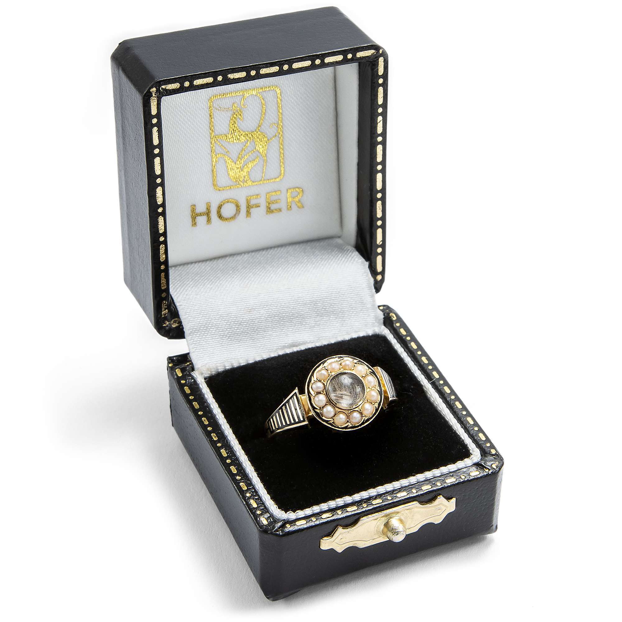 626972-hofer-antikschmuck-Viktorianischer-Trauerring-mit-geflochtenem-Haar-und-Perlen-in-Gold-London-um-1890-Zum-ewigen-Andenken_3