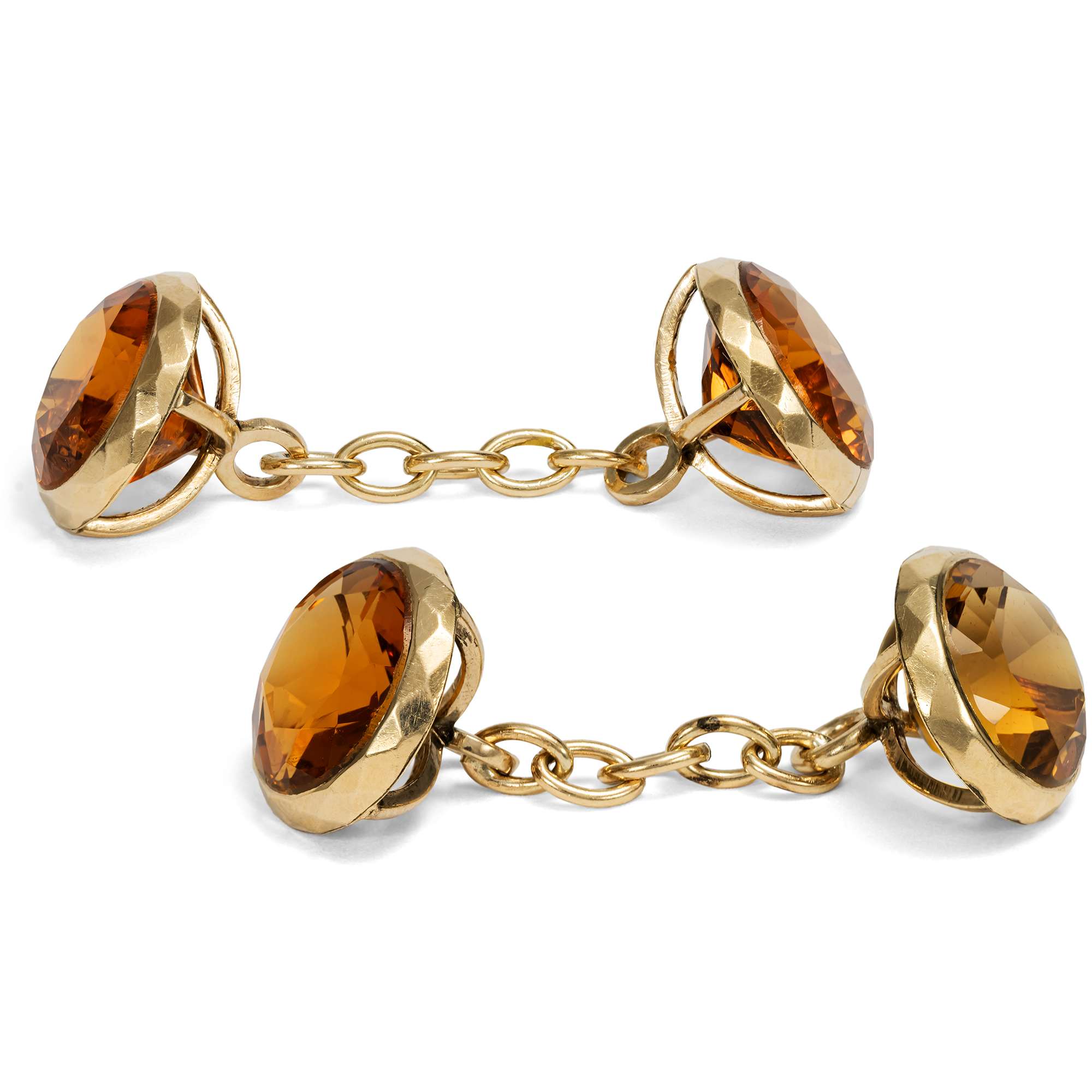 627020-hofer-antikschmuck-Stilvolle-vintage-Manschettenknoepfe-mit-Citrinen-in-Gold-England-um-1920-Walking-on-Sunshine_2