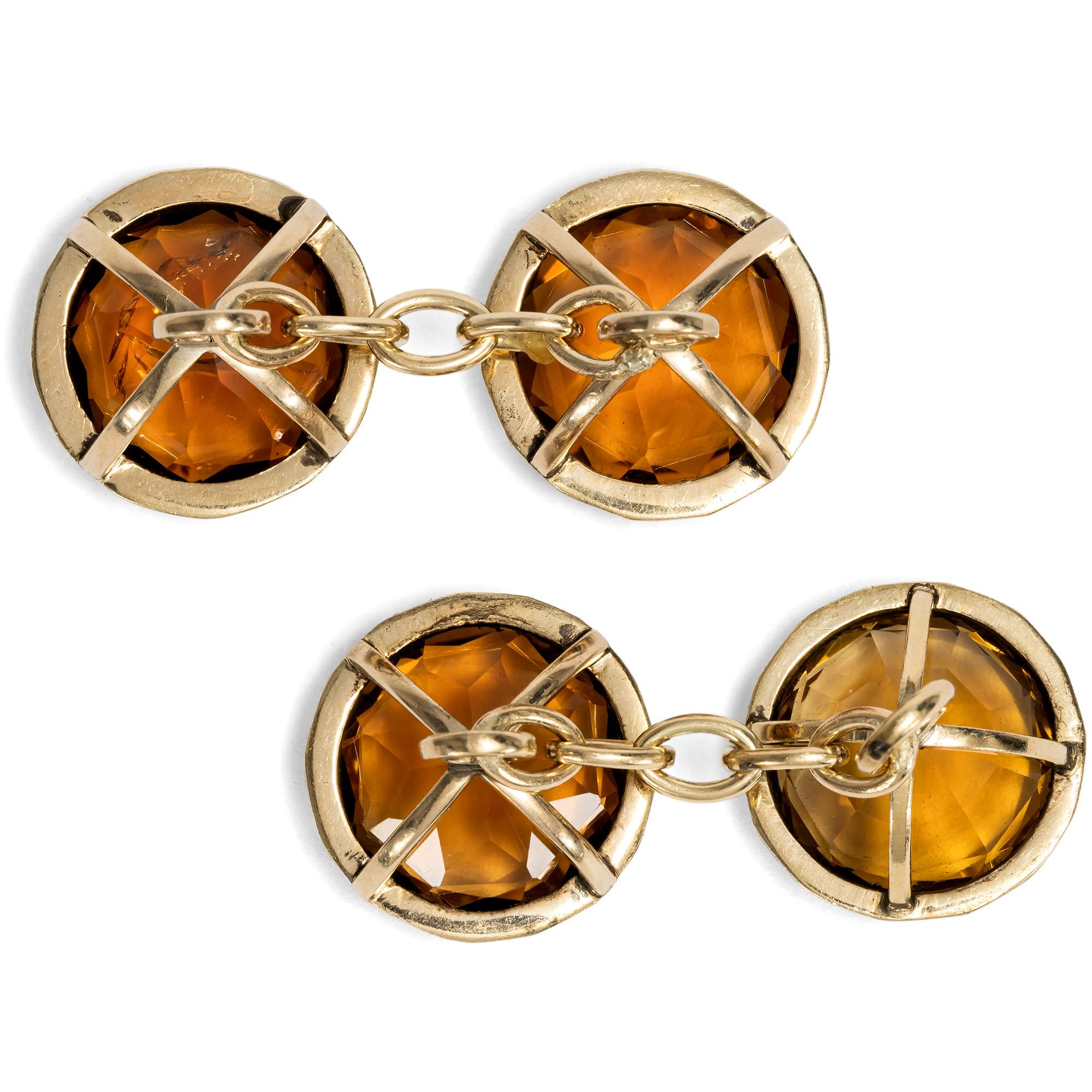 627020-hofer-antikschmuck-Stilvolle-vintage-Manschettenknoepfe-mit-Citrinen-in-Gold-England-um-1920-Walking-on-Sunshine_3
