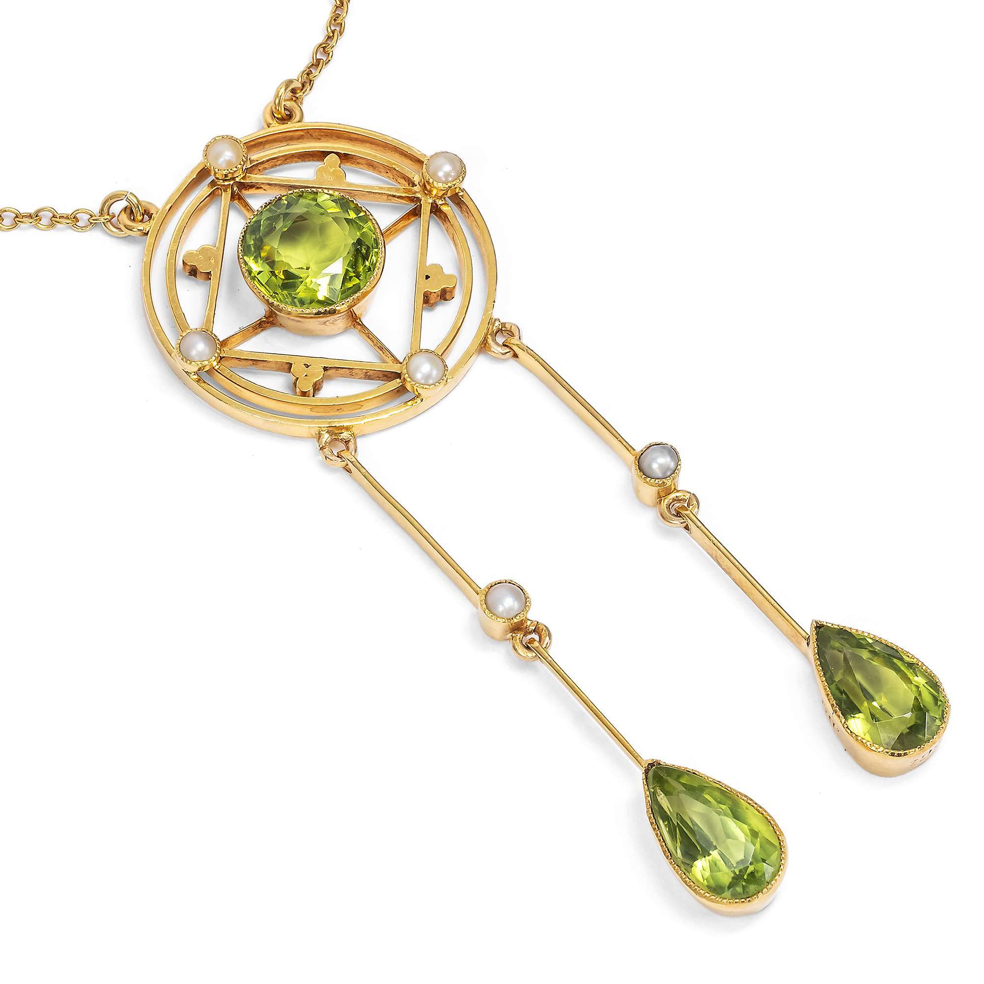 627021-hofer-antikschmuck-Ungewoehnliches-Collier-aus-Gold-Perlen-und-Peridoten-England-um-1900-Aus-Cleopatras-Minen_4