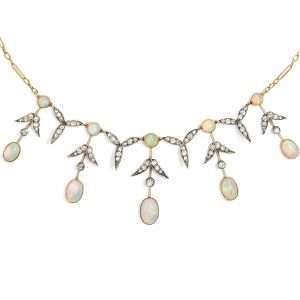 627037-hofer-antikschmuck-Hochwertiges-antikes-Collier-mit-Opalen-und-Diamanten-Grossbritannien-um-1900-Lady-of-the-Mist_2