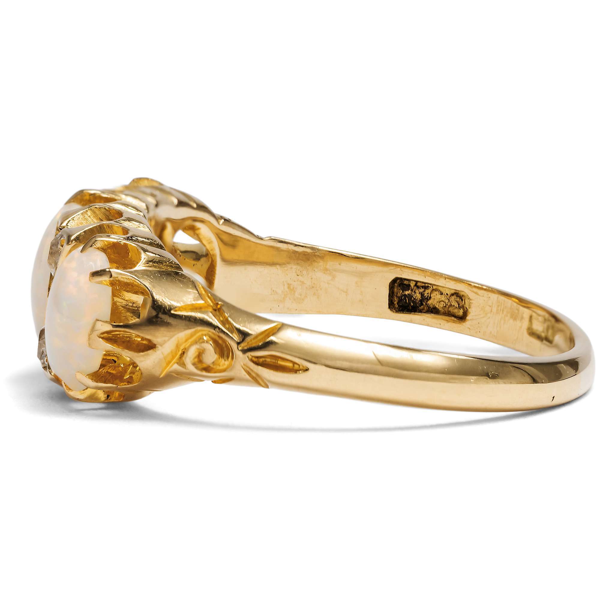 627056-hofer-antikschmuck-Antiker-Opalring-aus-Gelbgold-mit-Diamantrosen-Birmingham-1907-Edwardian-Glow-Show_3