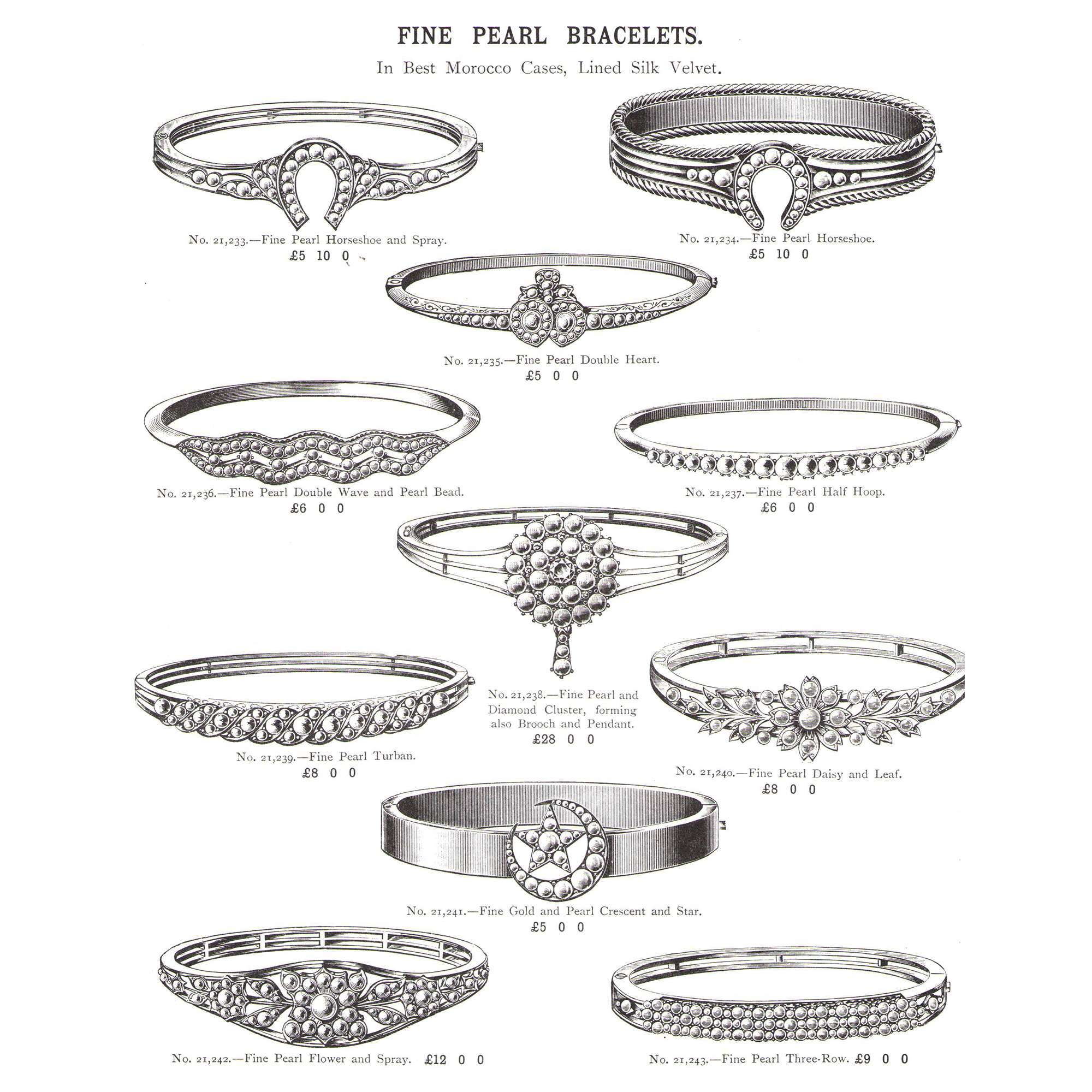 627059-hofer-antikschmuck-Antiker-Armreif-mit-natuerlichen-Perlen-und-Diamant-in-Gold-London-um-1900-London-Circle