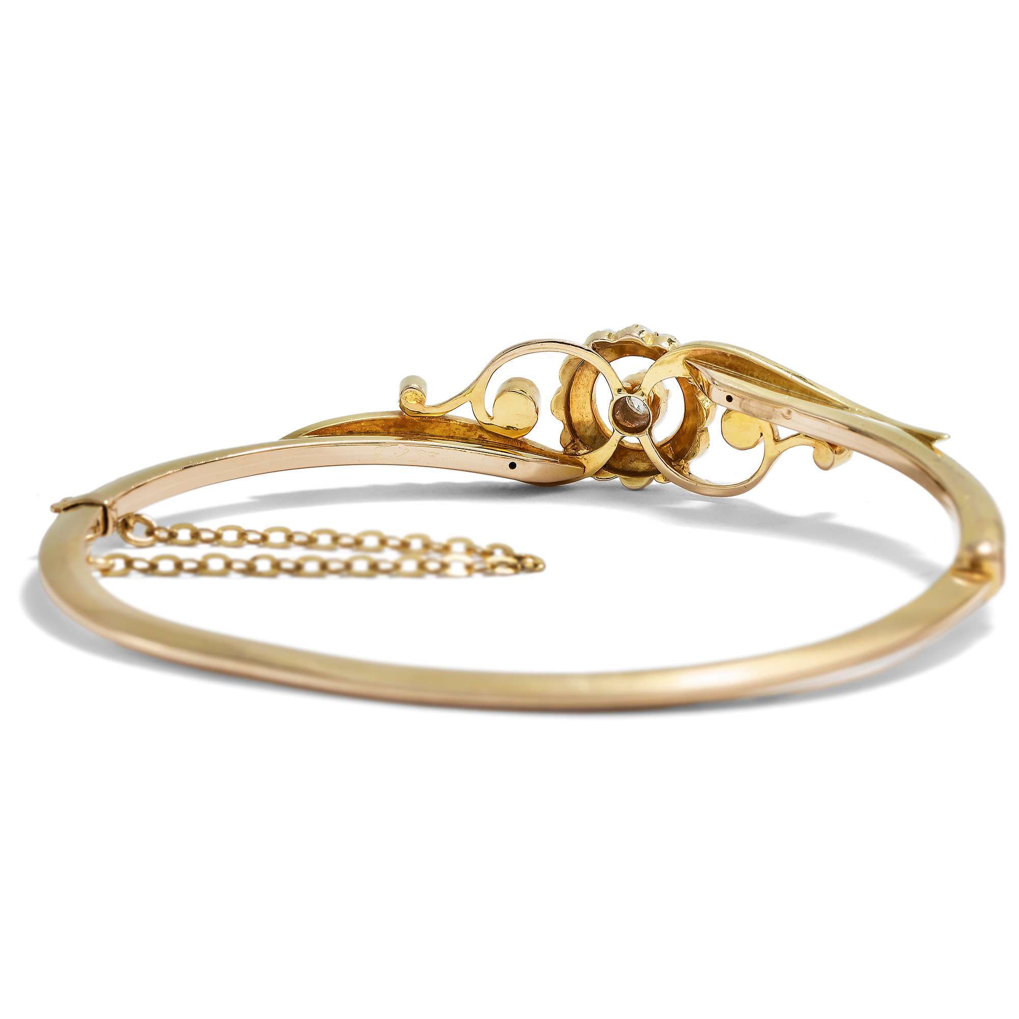 627059-hofer-antikschmuck-Antiker-Armreif-mit-natuerlichen-Perlen-und-Diamant-in-Gold-London-um-1900-London-Circle_4